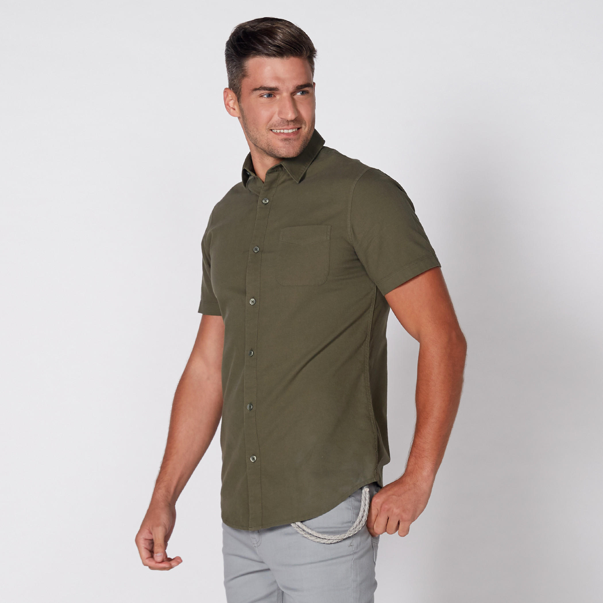 قميص بأكمام قصيرة وأزرار-men-clothing-shirts-image-3