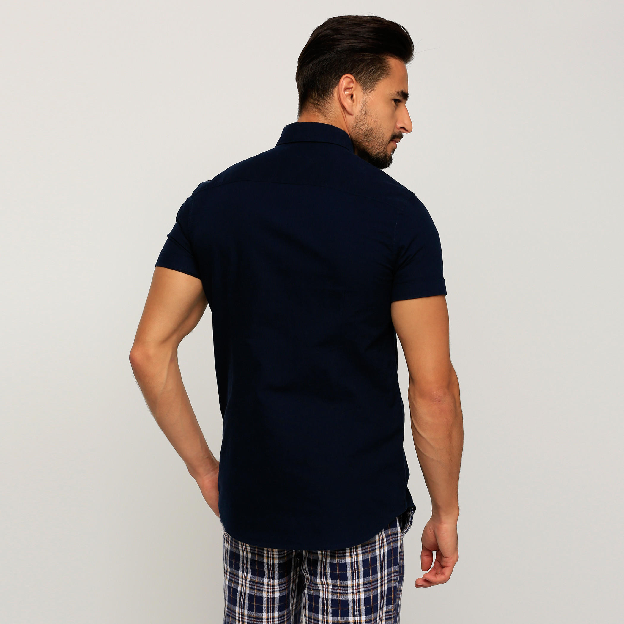 Short Sleeves Shirt with Complete Placket-men-clothing-shirts-image-2