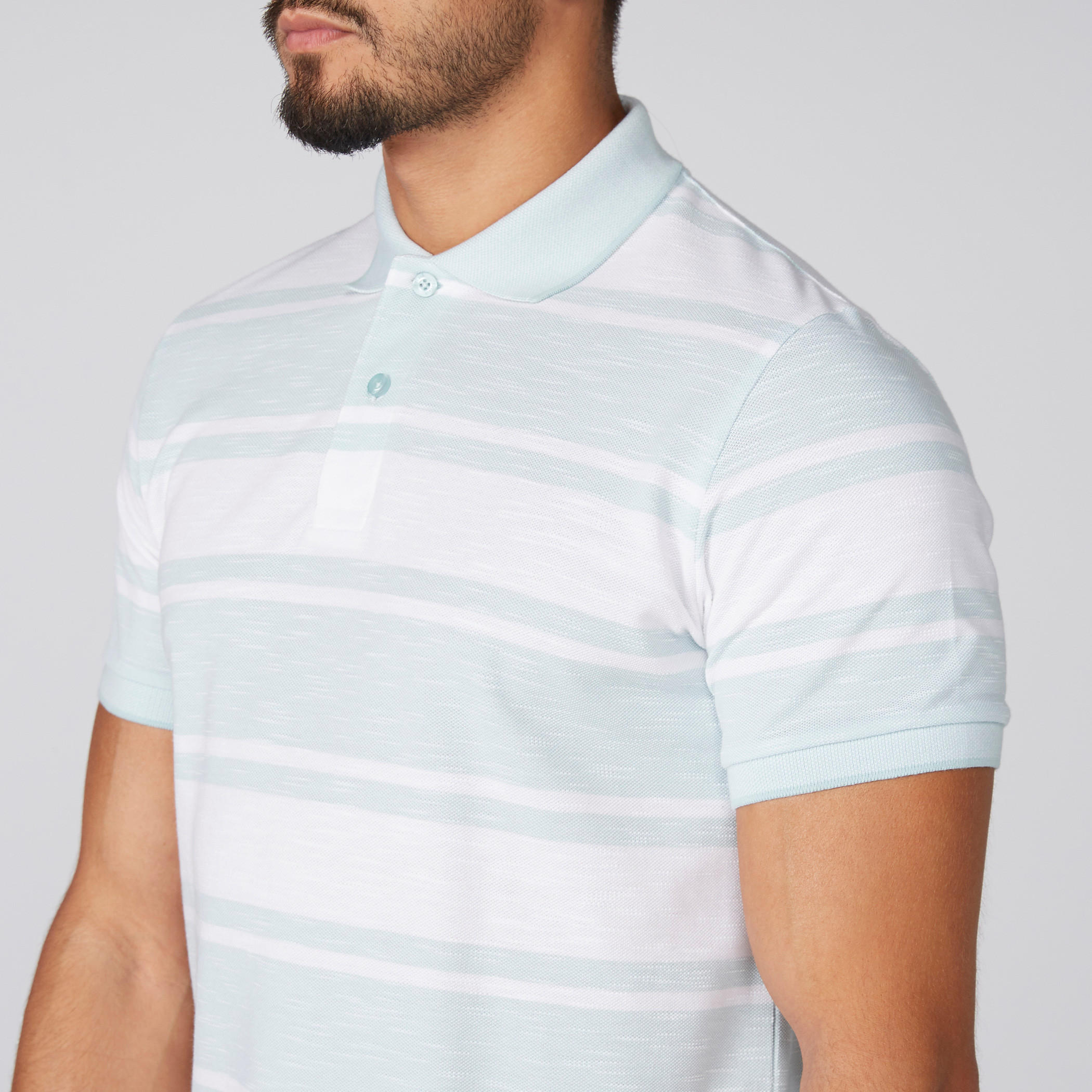 تيشيرت مقلّم بياقة بولو وأكمام قصيرة-men-clothing-tshirtsandpolos-tshirts-image-2