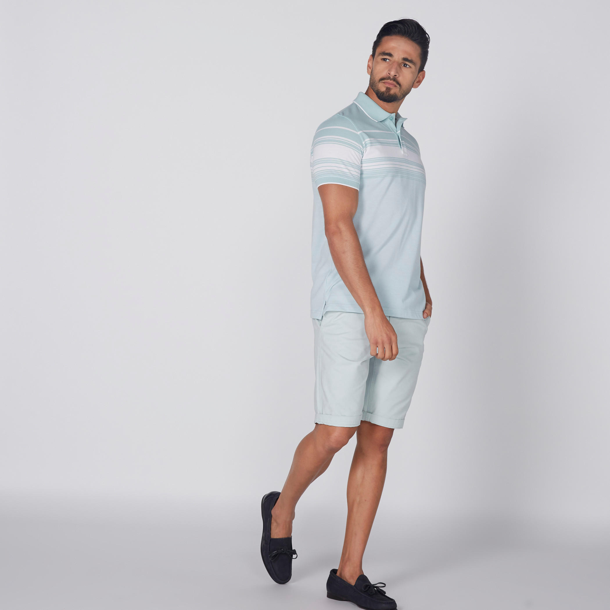 تيشيرت مقلّم بياقة بولو وأكمام قصيرة-men-clothing-tshirtsandpolos-tshirts-image-4