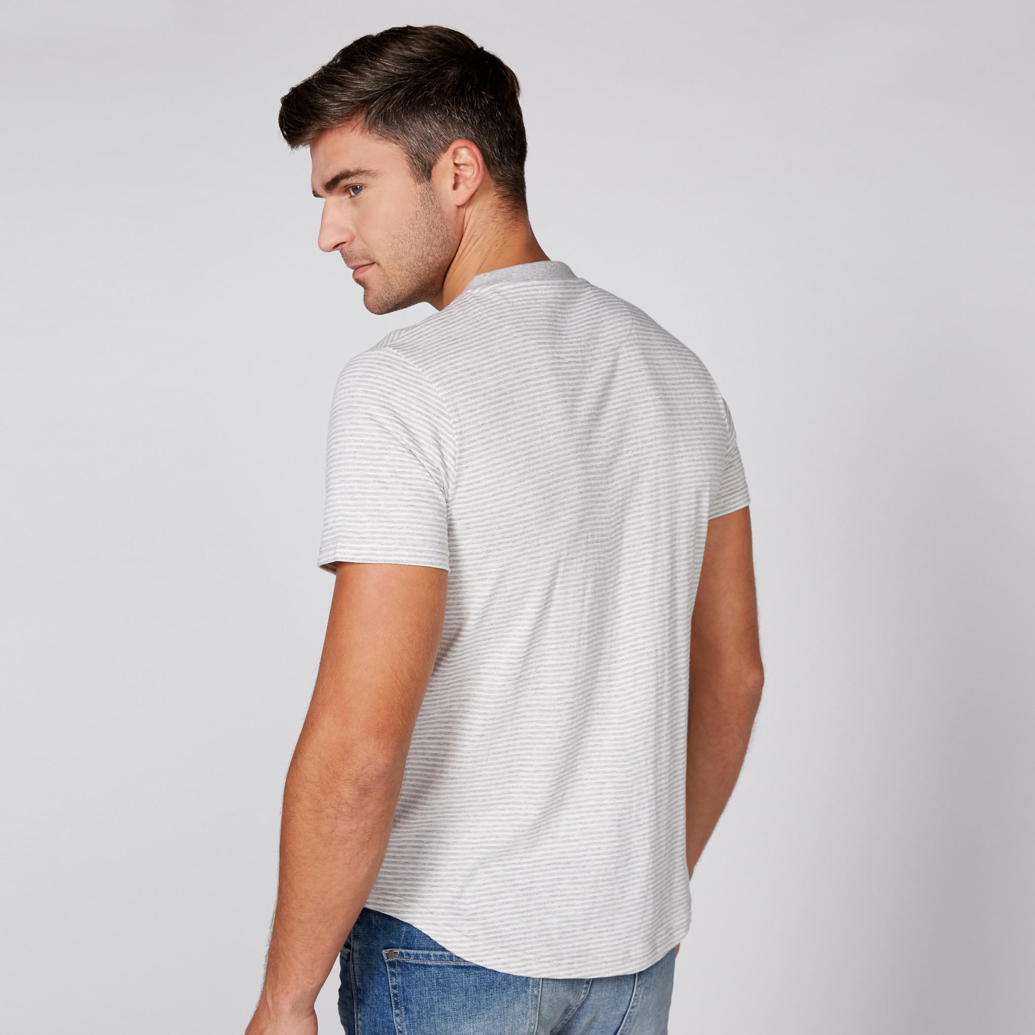 Striped T-Shirt with Henley Neck and Short Sleeves-men-clothing-tshirtsandpolos-tshirts-image-4