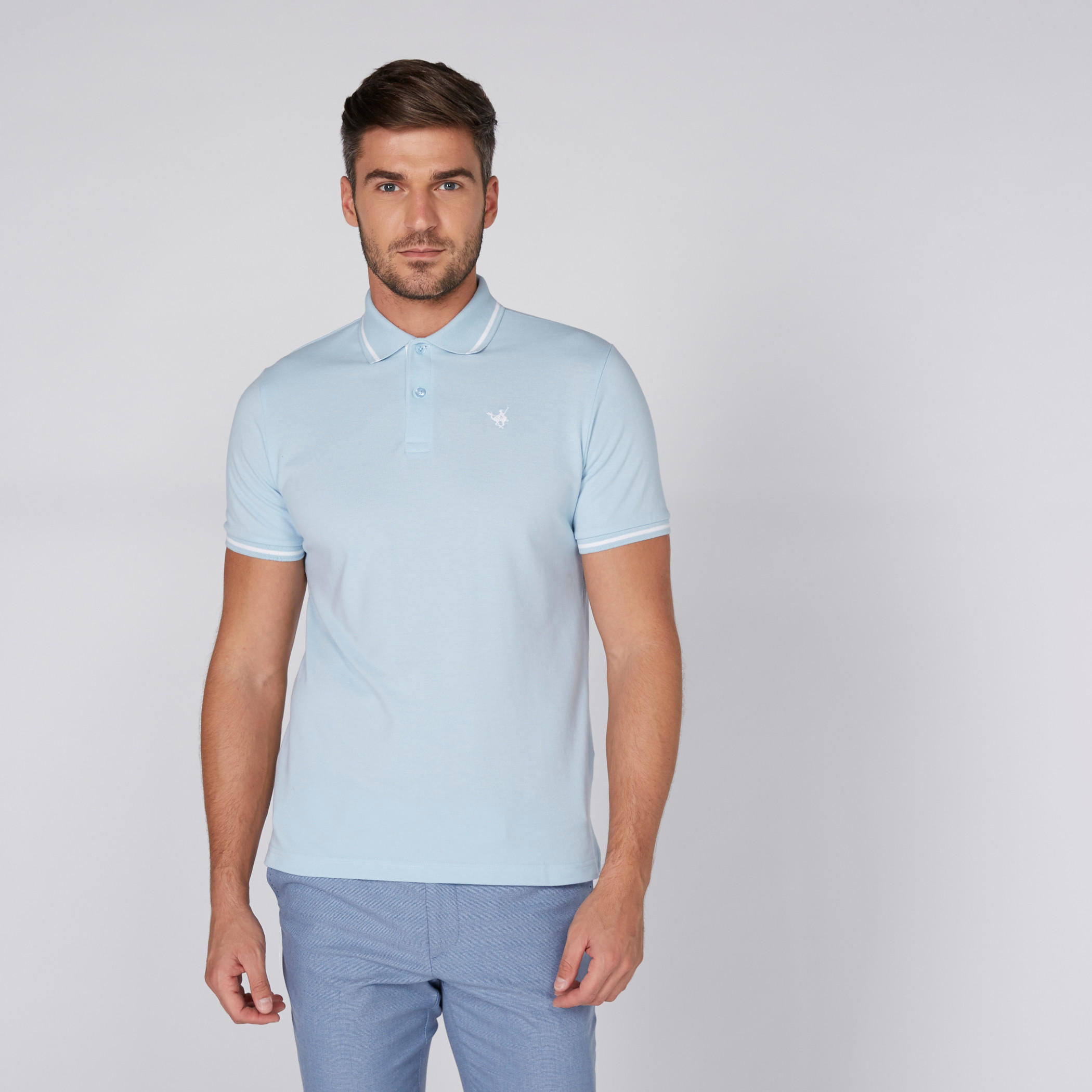 تيشيرت بياقة بولو وأكمام قصيرة-men-clothing-tshirtsandpolos-tshirts-image-1
