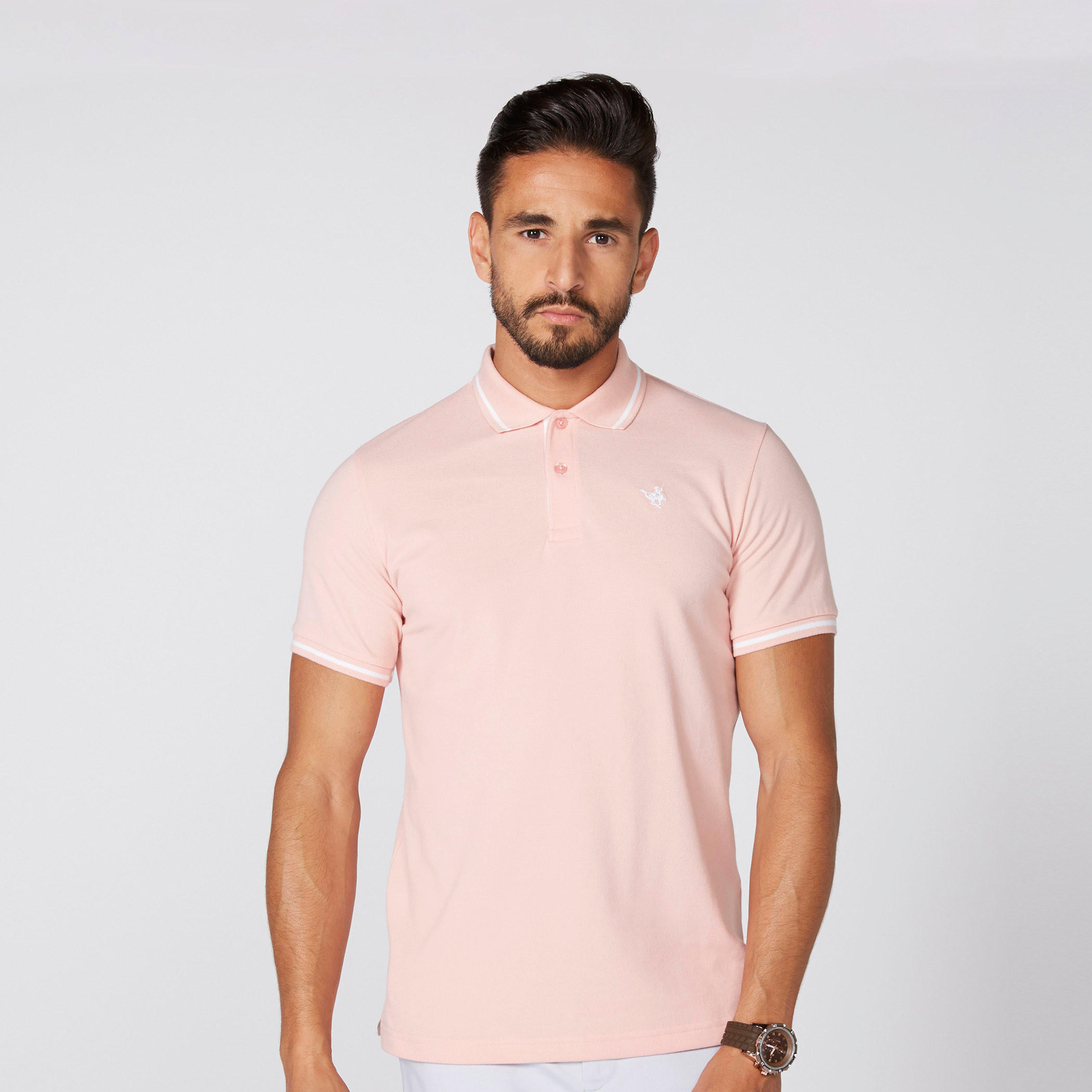 تيشيرت بياقة بولو وأكمام قصيرة-men-clothing-tshirtsandpolos-tshirts-image-1