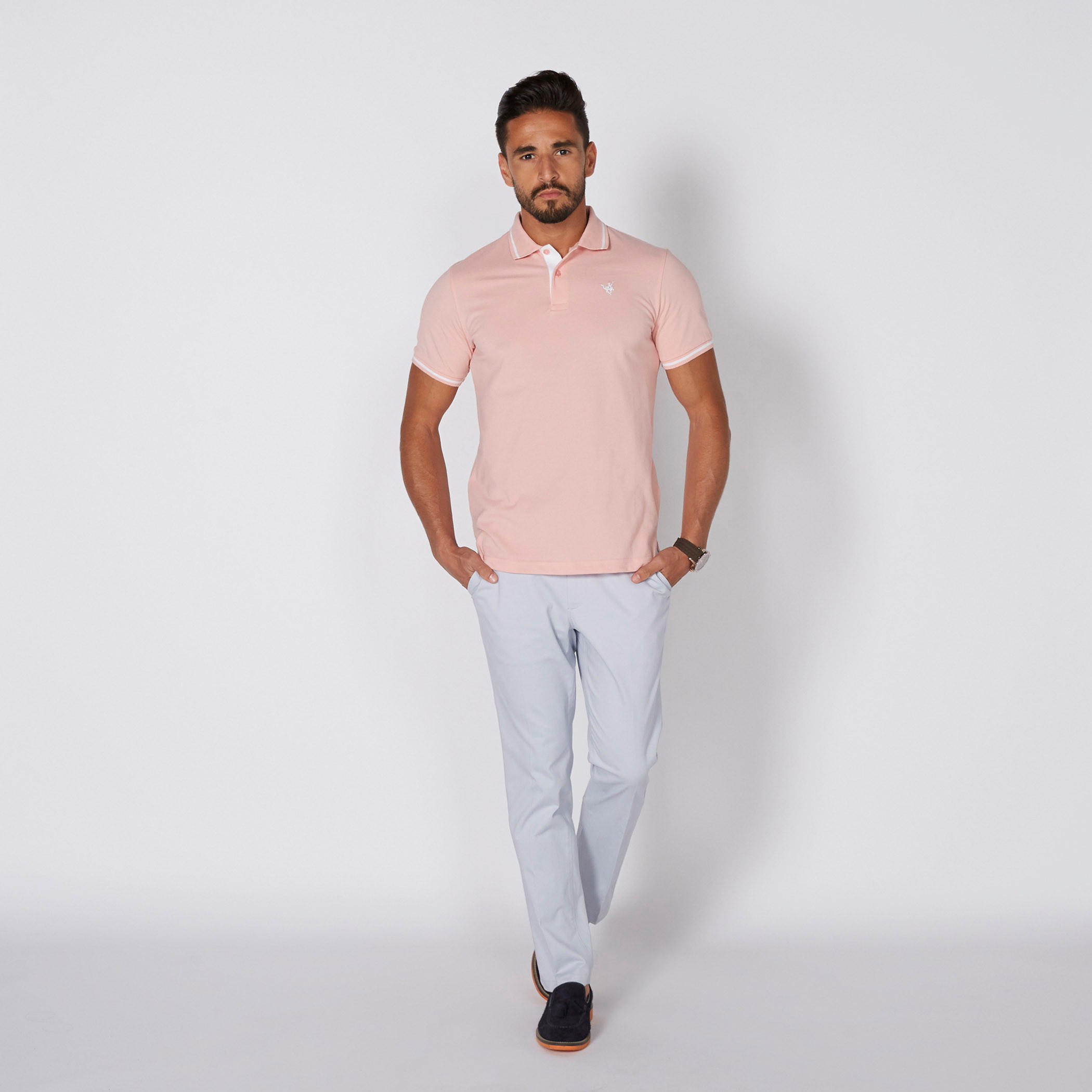 تيشيرت بياقة بولو وأكمام قصيرة-men-clothing-tshirtsandpolos-tshirts-image-2