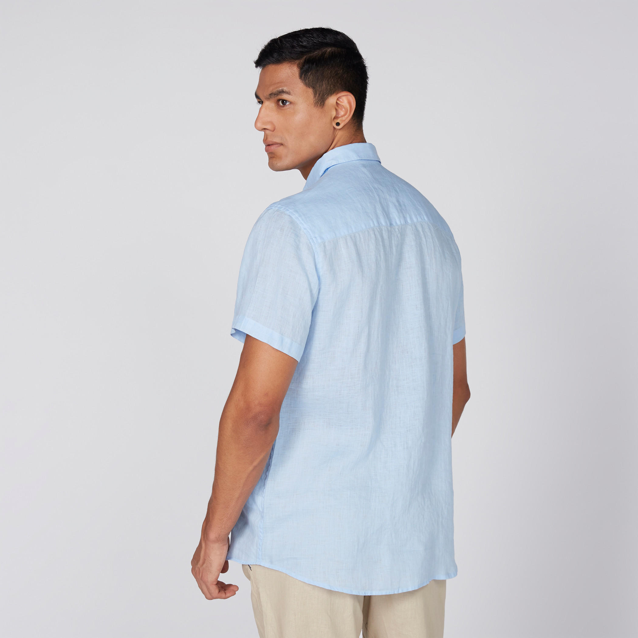 قميص بأكمام قصيرة وأزرار-men-clothing-shirts-image-1
