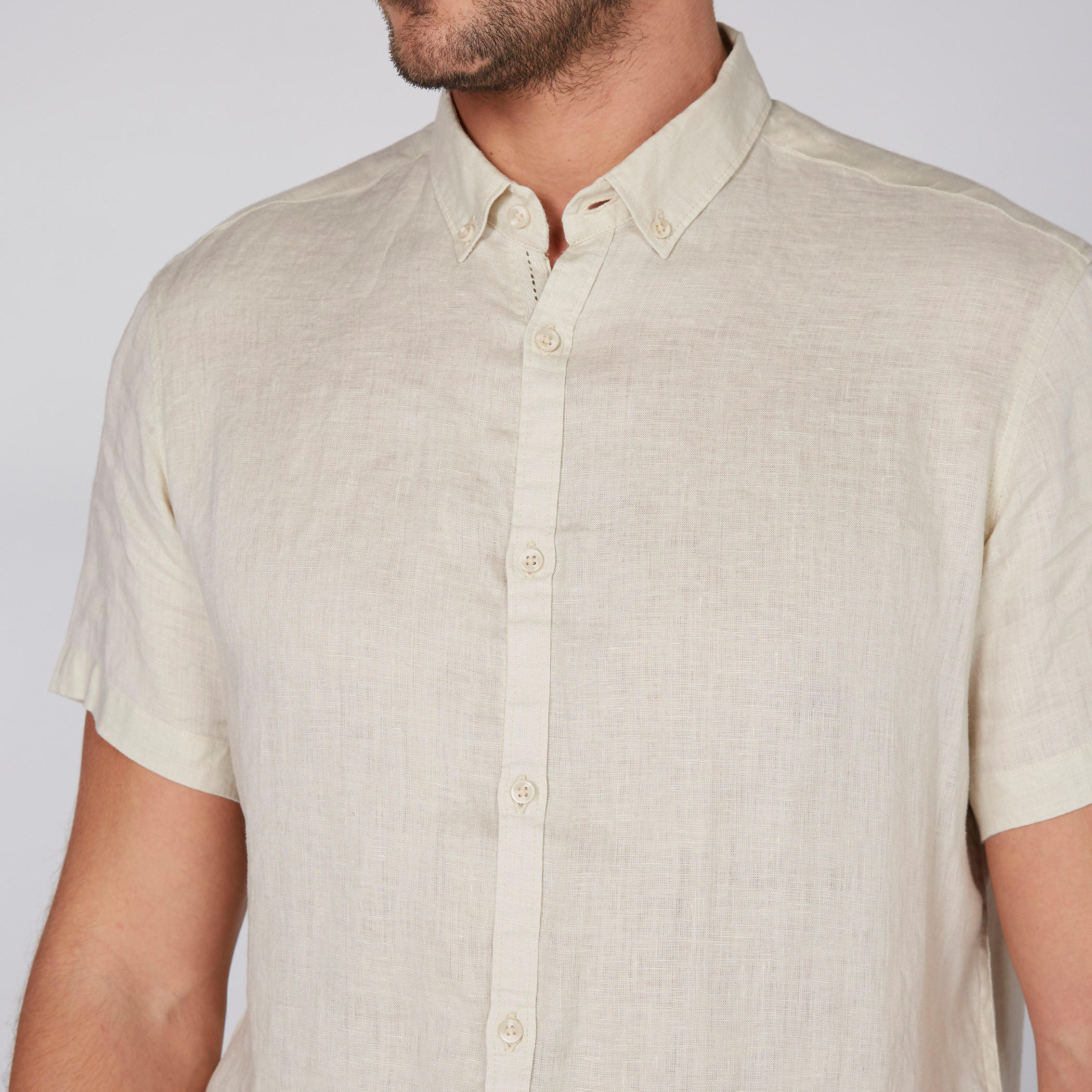 Short Sleeves Shirt with Complete Placket-men-clothing-shirts-image-2