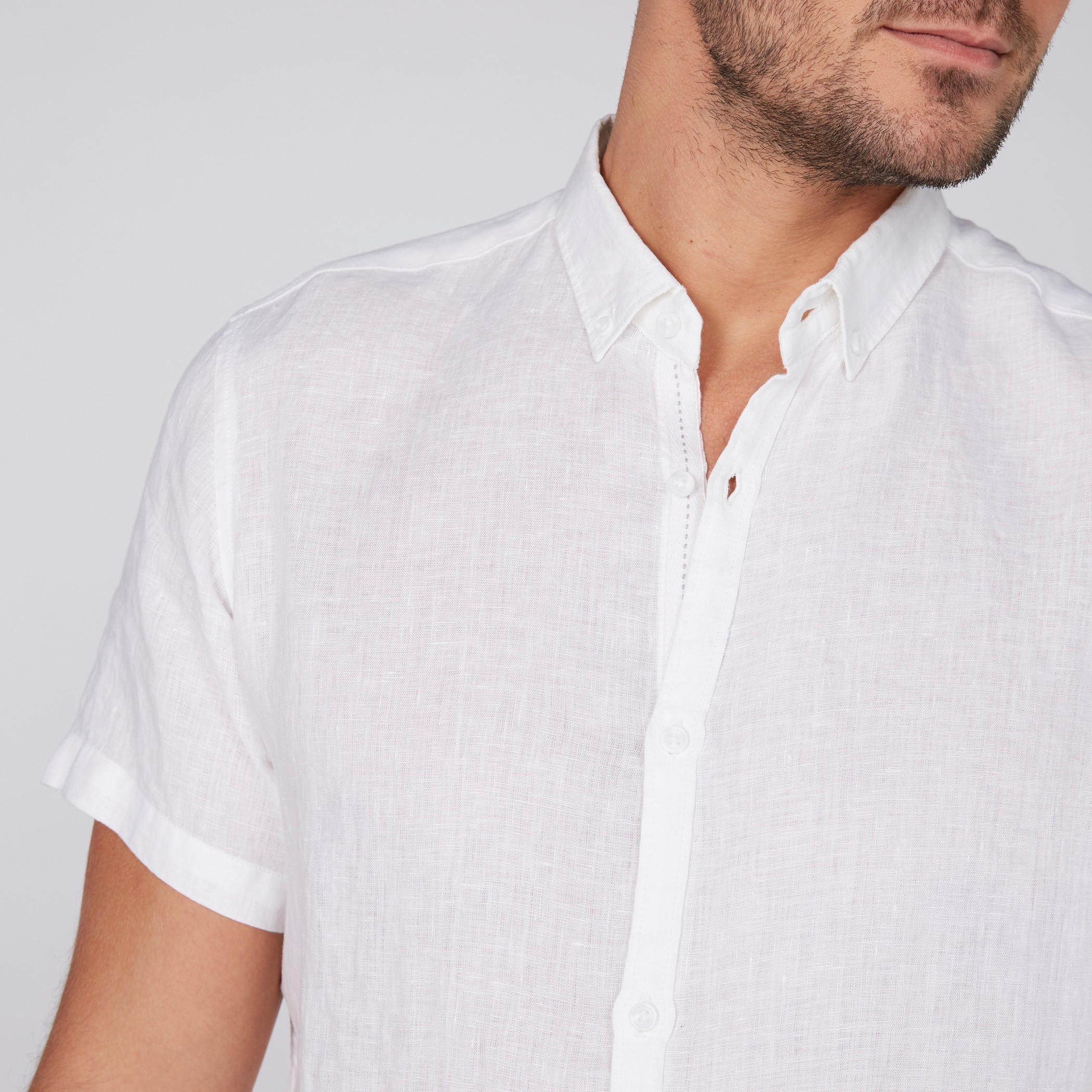 قميص بأكمام قصيرة وأزرار-men-clothing-shirts-image-2