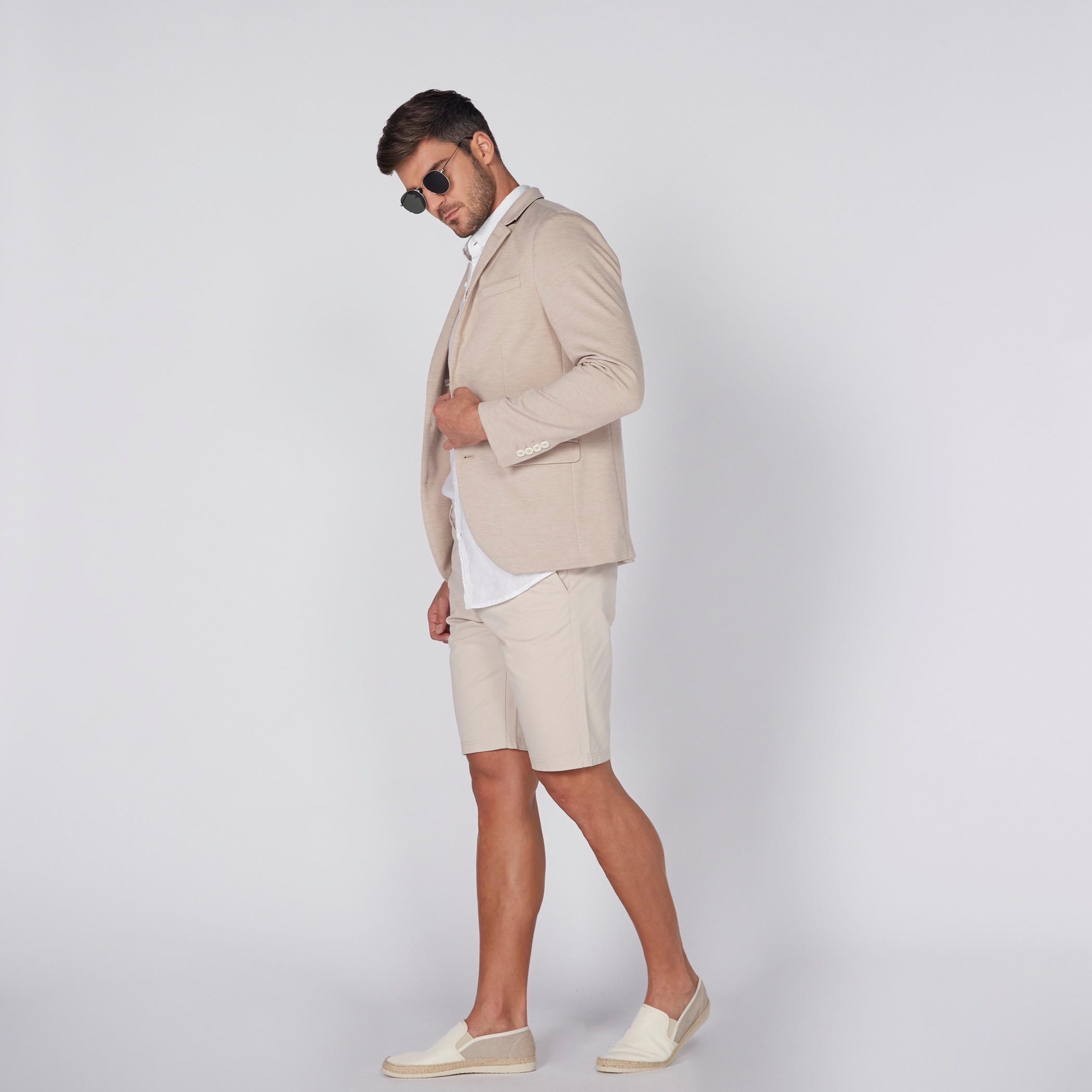 Shirt with Short Sleeves and Complete Placket-men-clothing-shirts-image-4