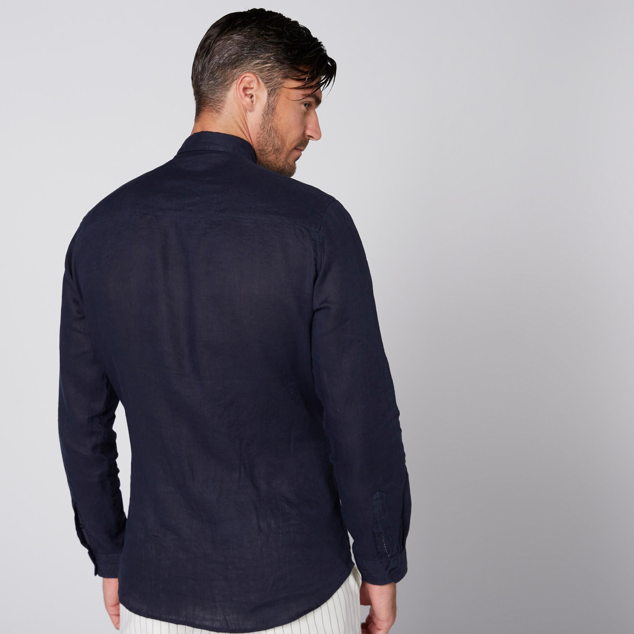 Long Sleeves Shirt with Complete Placket-men-clothing-shirts-image-2