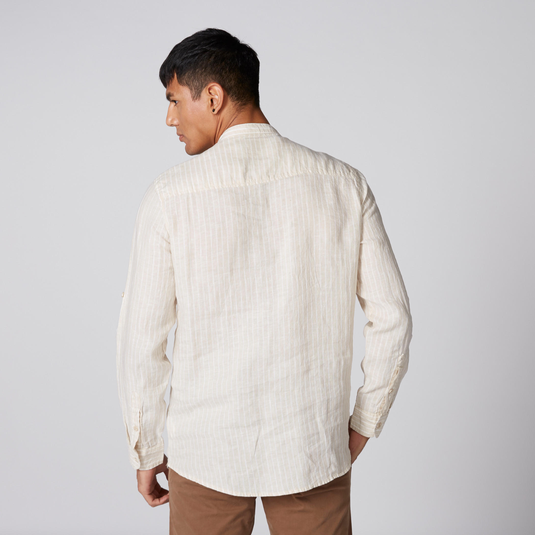 تيشيرت مقلّم بأكمام طويلة وأزرار-men-clothing-shirts-image-2