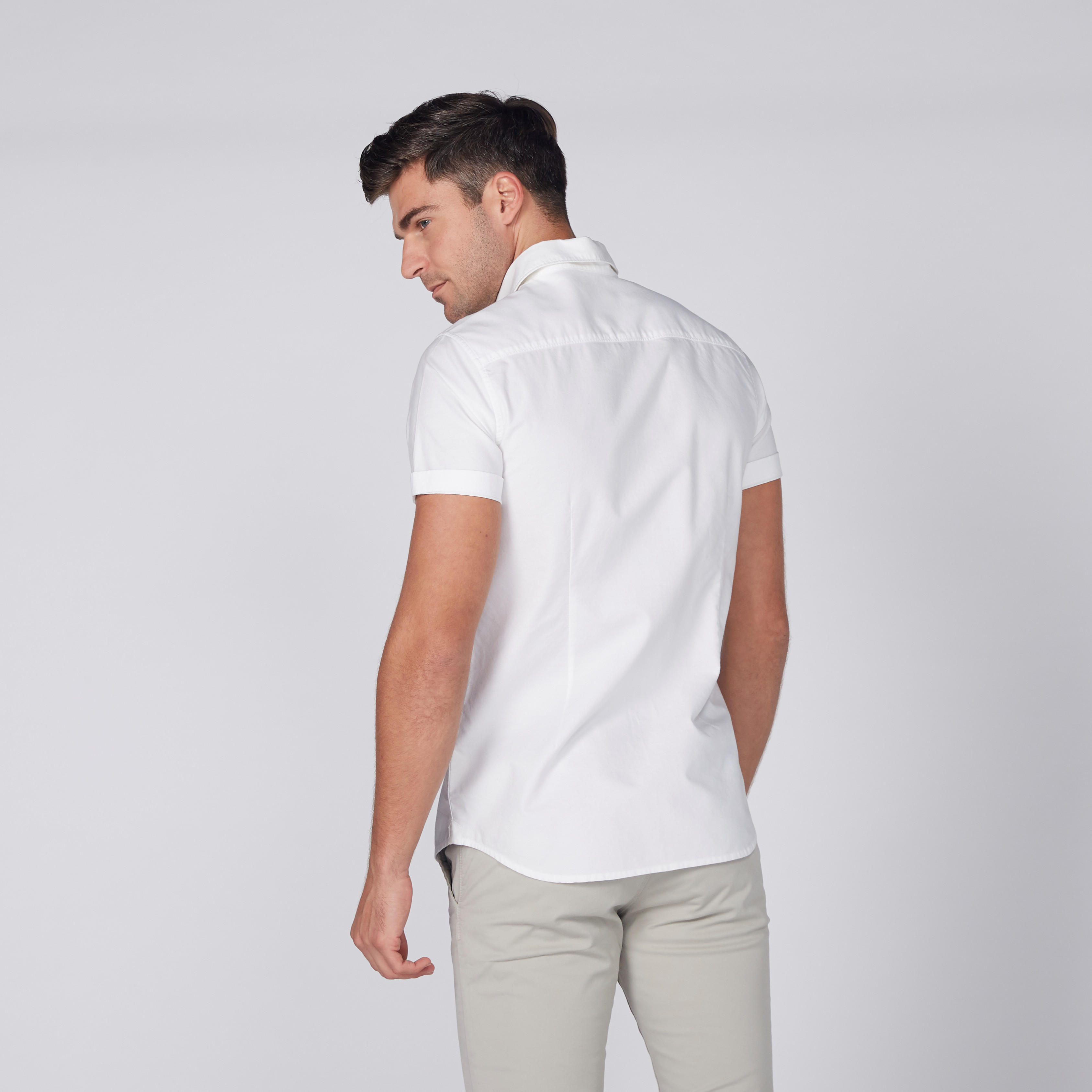 Short Sleeves Shirt with Complete Placket-men-clothing-shirts-image-4