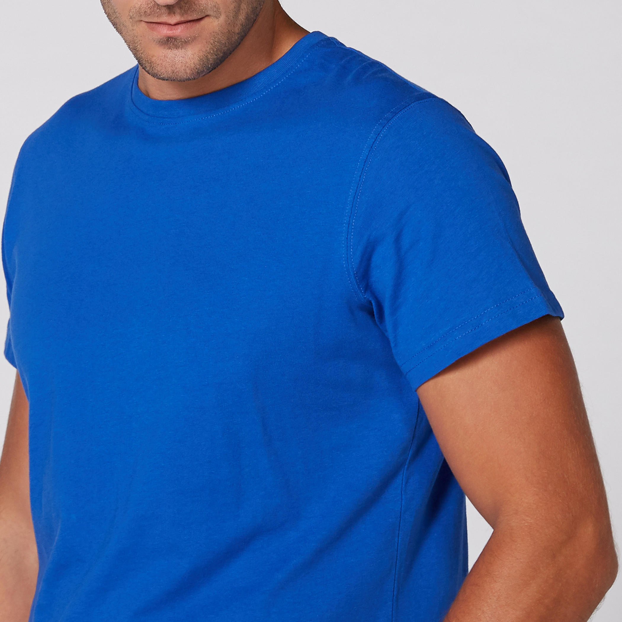 Round Neck T-Shirt with Short Sleeves-men-clothing-tshirtsandpolos-tshirts-image-3