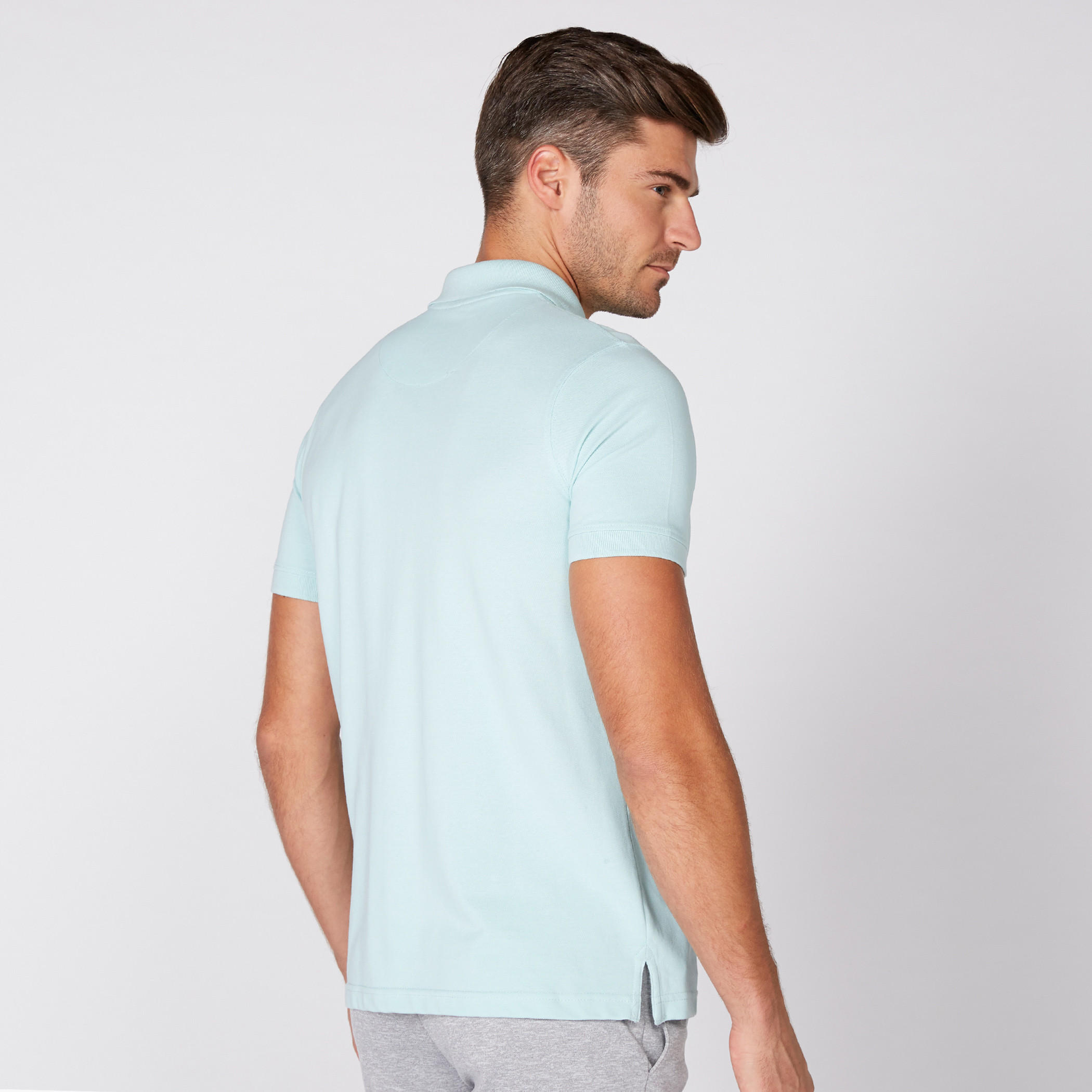 تيشيرت بأكمام قصيرة وياقة بولو-men-clothing-tshirtsandpolos-tshirts-image-4