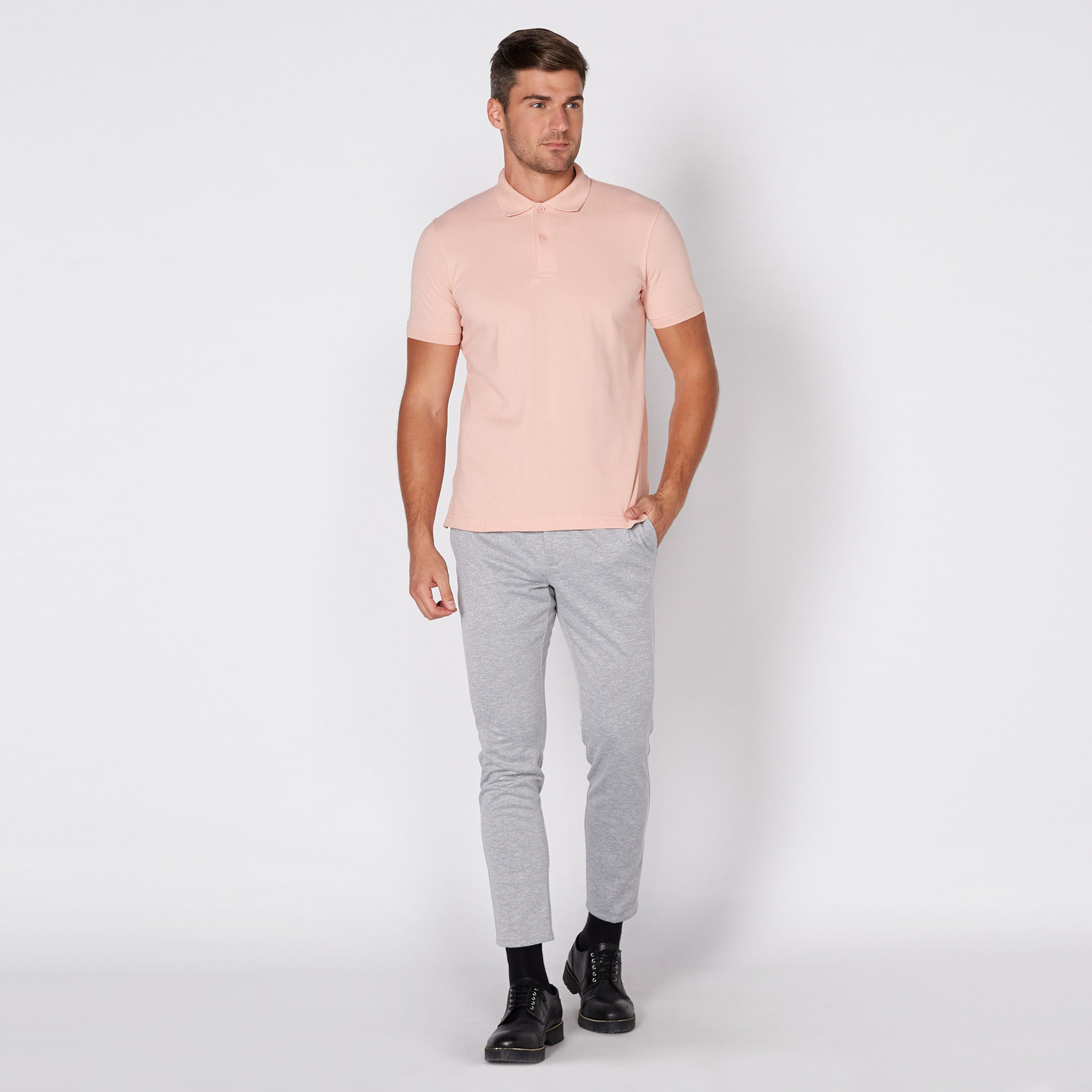 تيشيرت بأكمام قصيرة وياقة بولو-men-clothing-tshirtsandpolos-tshirts-image-6