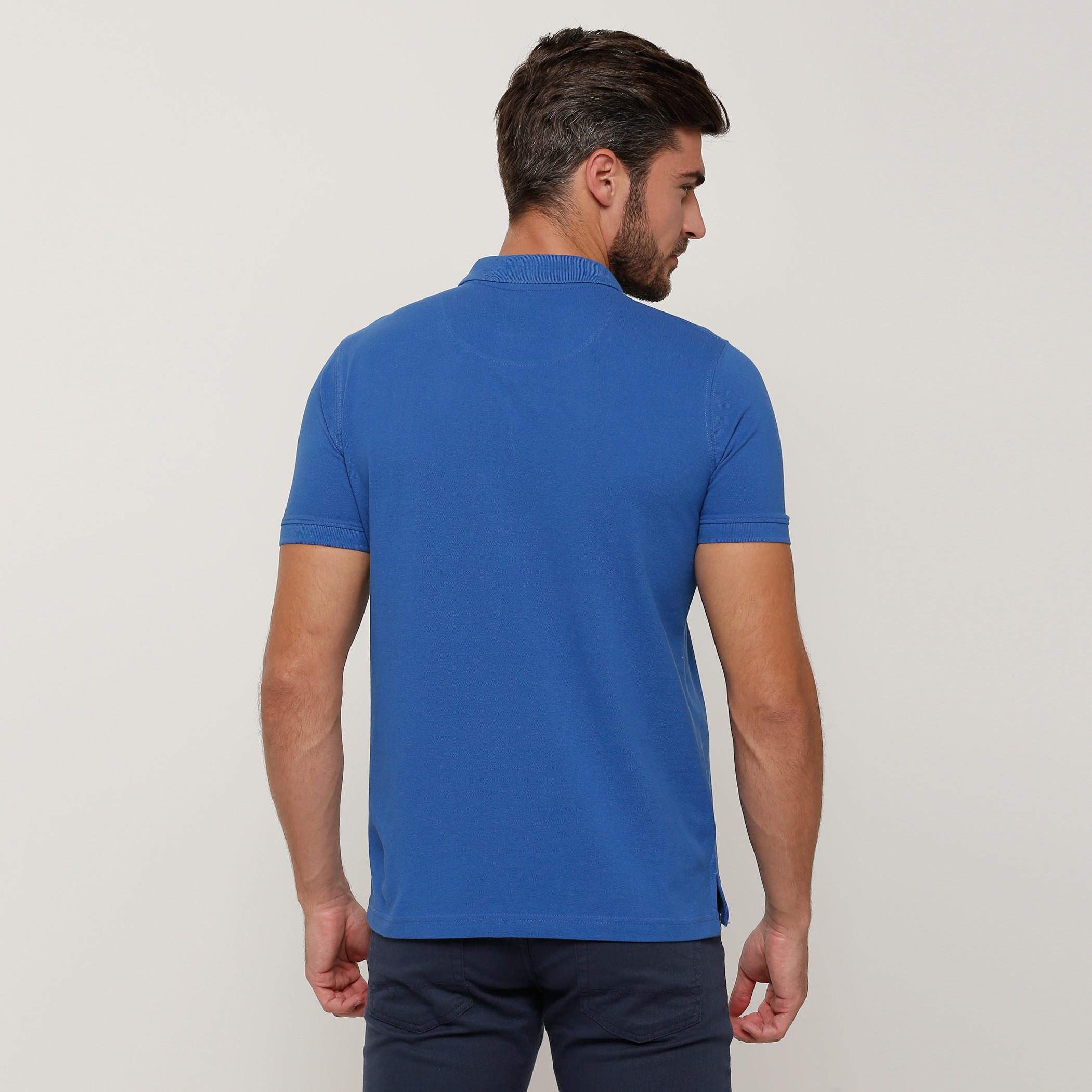 تيشيرت بأكمام قصيرة وياقة بولو-men-clothing-tshirtsandpolos-tshirts-image-2