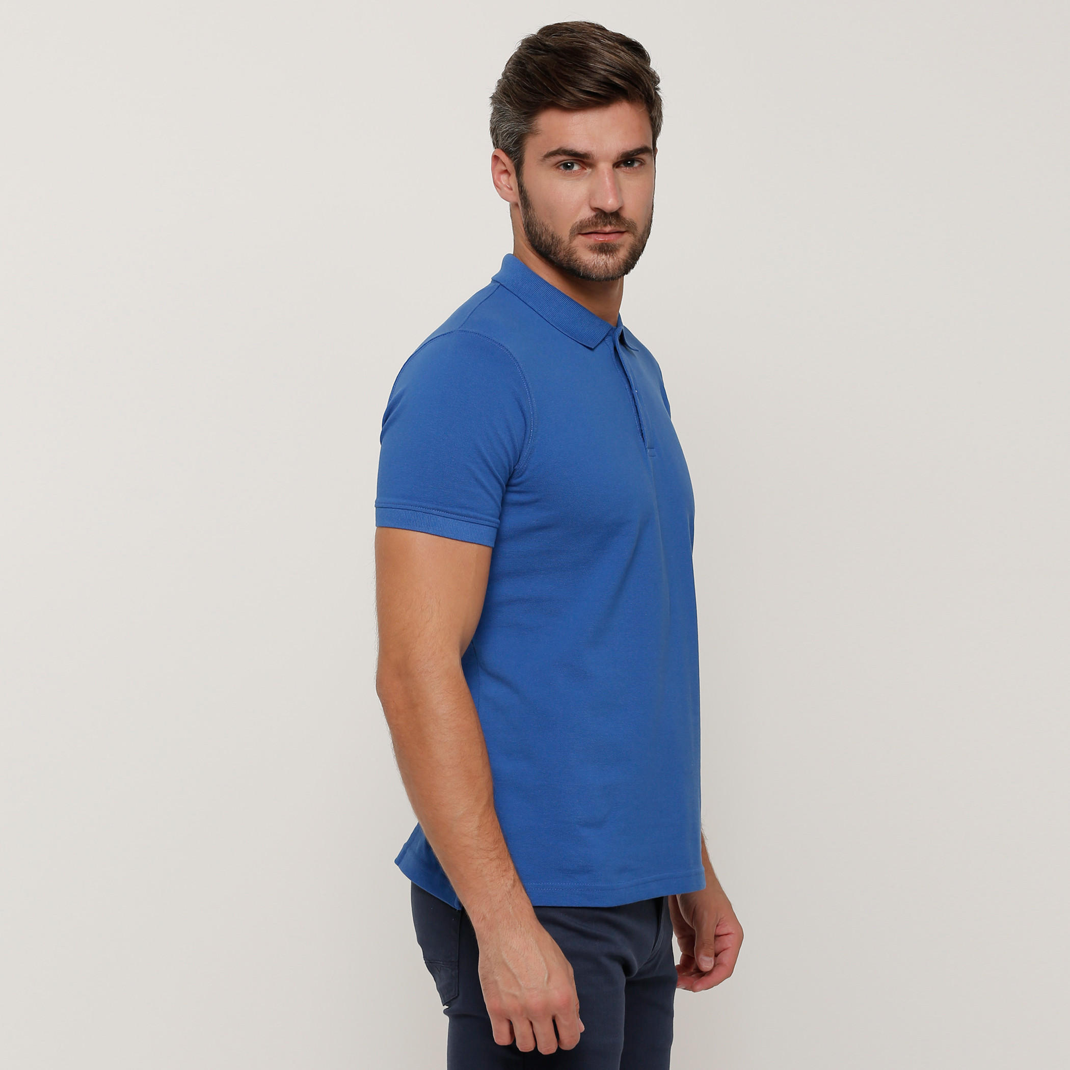 تيشيرت بأكمام قصيرة وياقة بولو-men-clothing-tshirtsandpolos-tshirts-image-3