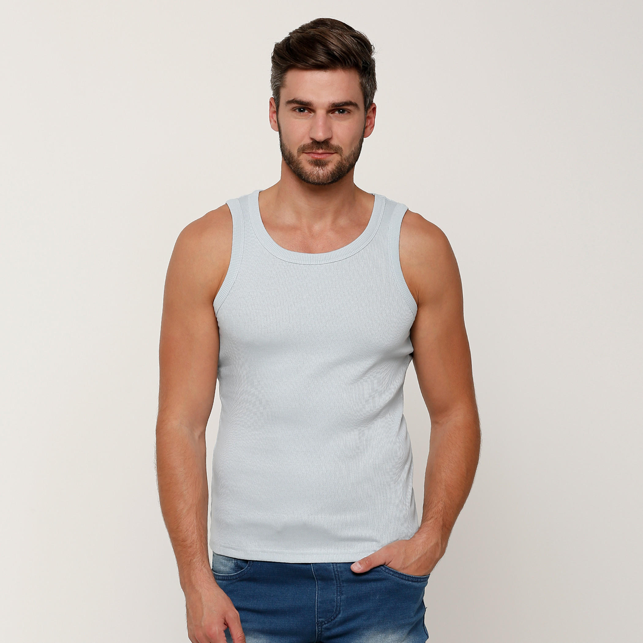 فيست بتصميم مضلع وياقة مستديرة-men-clothing-tshirtsandpolos-tshirts-image-6