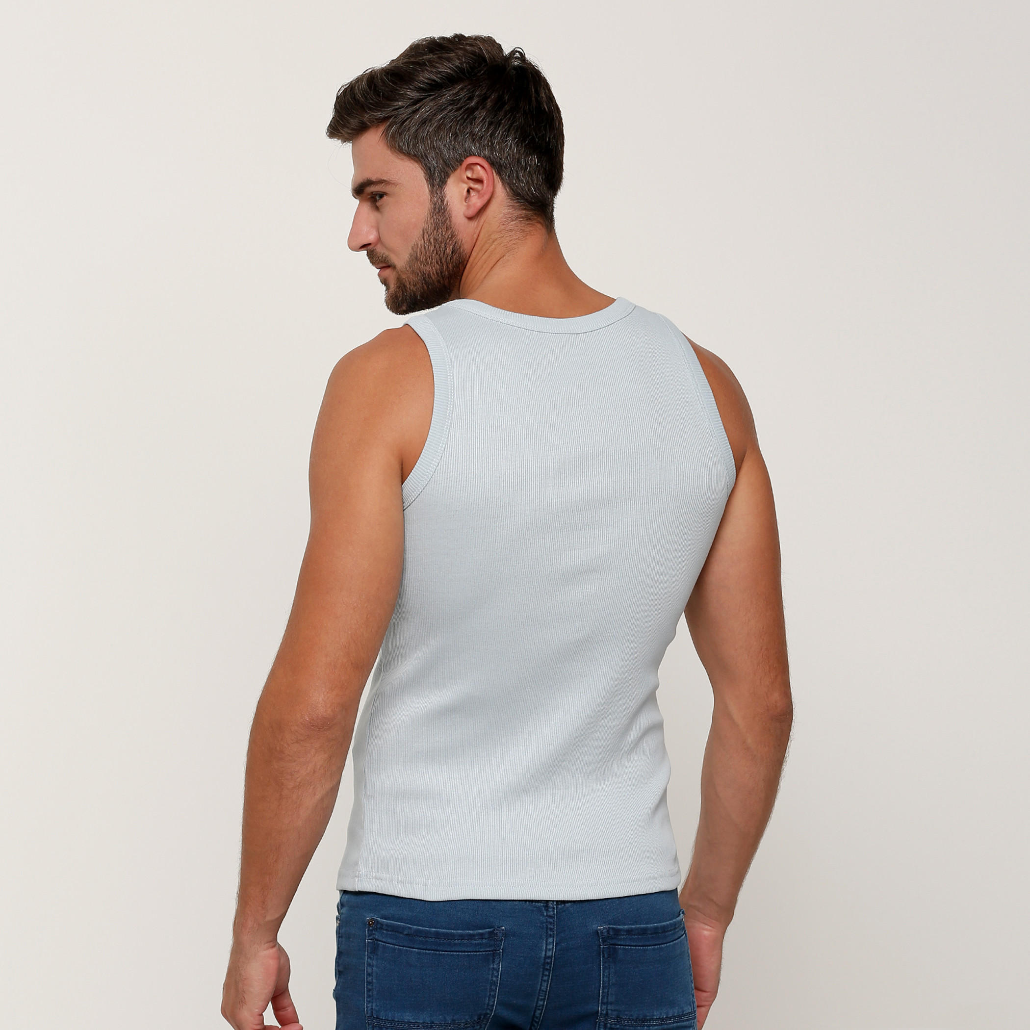 فيست بتصميم مضلع وياقة مستديرة-men-clothing-tshirtsandpolos-tshirts-image-7