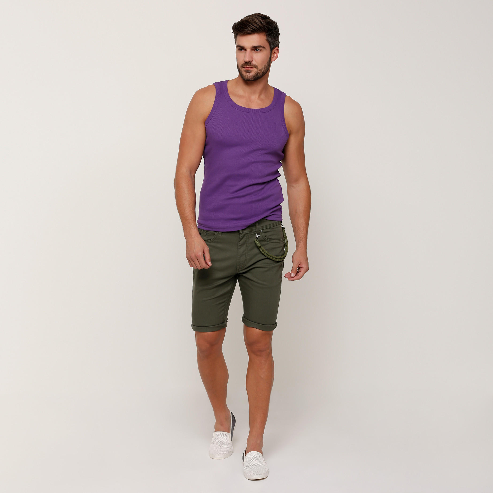 فيست بتصميم مضلع وياقة مستديرة-men-clothing-tshirtsandpolos-tshirts-image-15