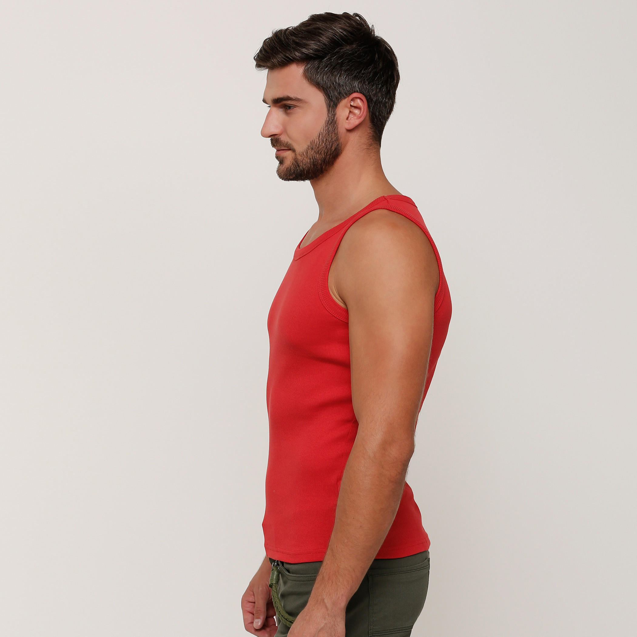 فيست بتصميم مضلع وياقة مستديرة-men-clothing-tshirtsandpolos-tshirts-image-18