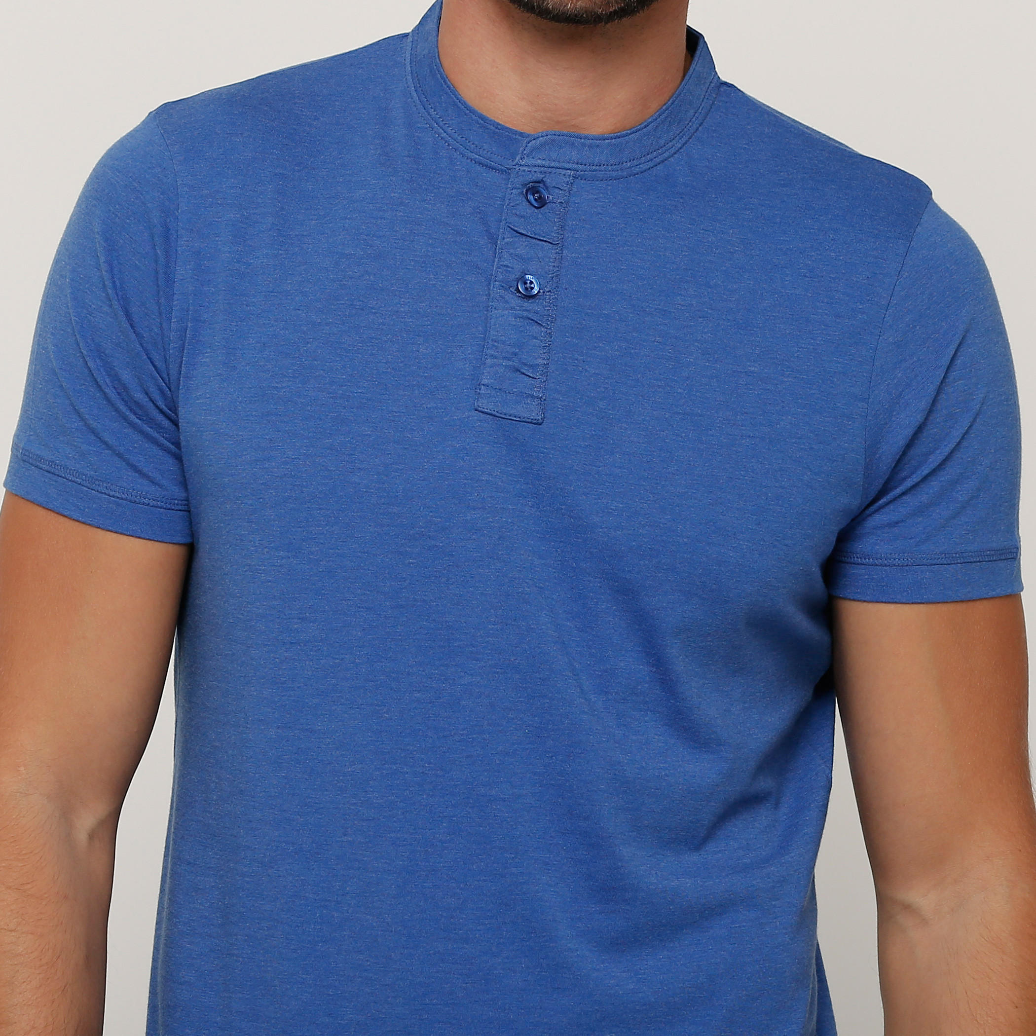 Henley Neck T-Shirt with Short Sleeves-men-clothing-tshirtsandpolos-tshirts-image-4