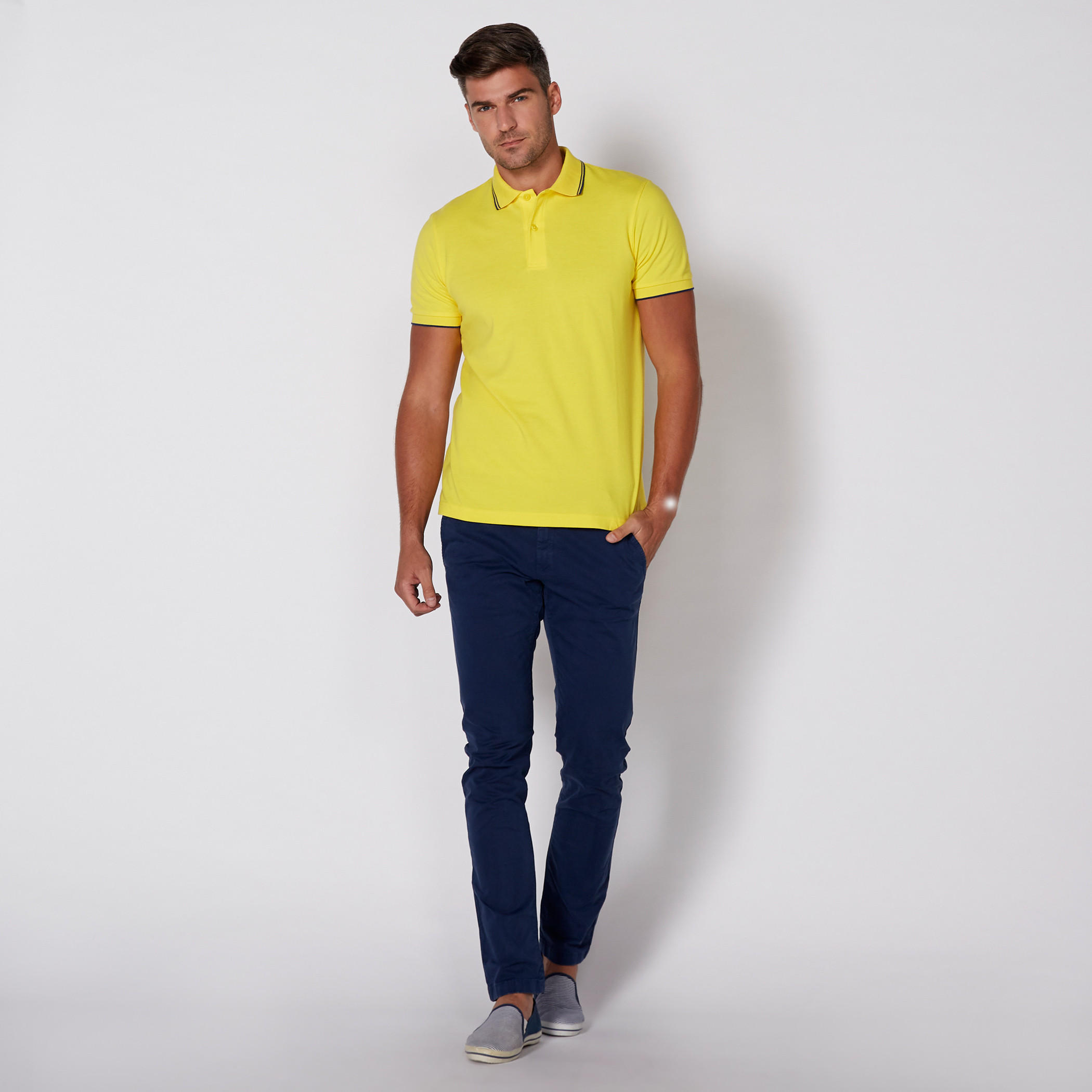 تيشيرت بياقة بولو وأكمام قصيرة-men-clothing-tshirtsandpolos-tshirts-image-2
