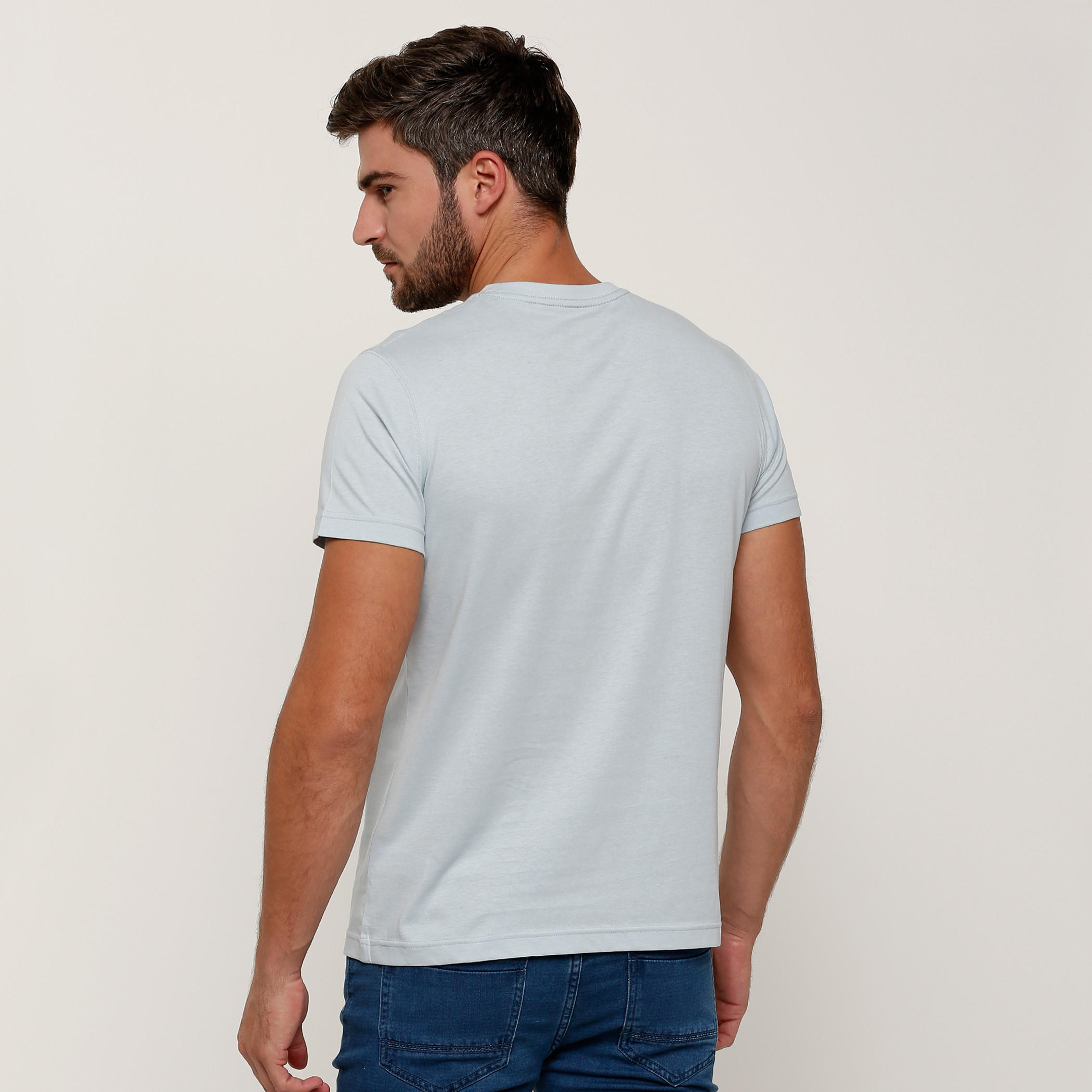 تيشيرت بطبعات وياقة مستديرة وأكمام قصيرة-men-clothing-tshirtsandpolos-tshirts-image-4