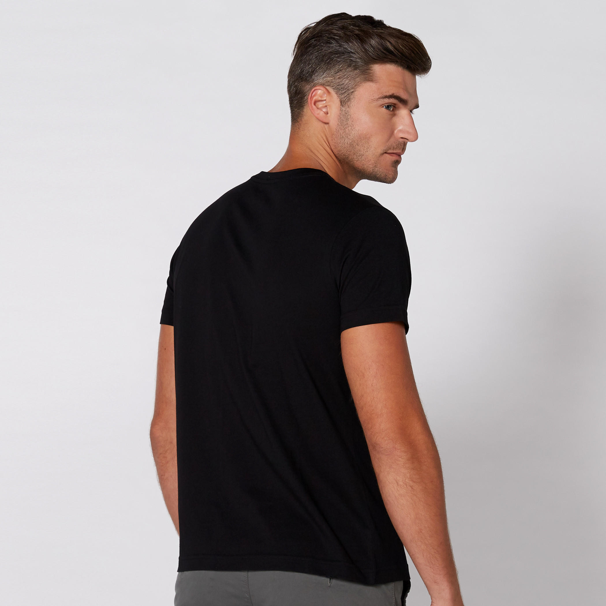  Printed T-Shirt with Round Neck and Short Sleeves-men-clothing-tshirtsandpolos-tshirts-image-3