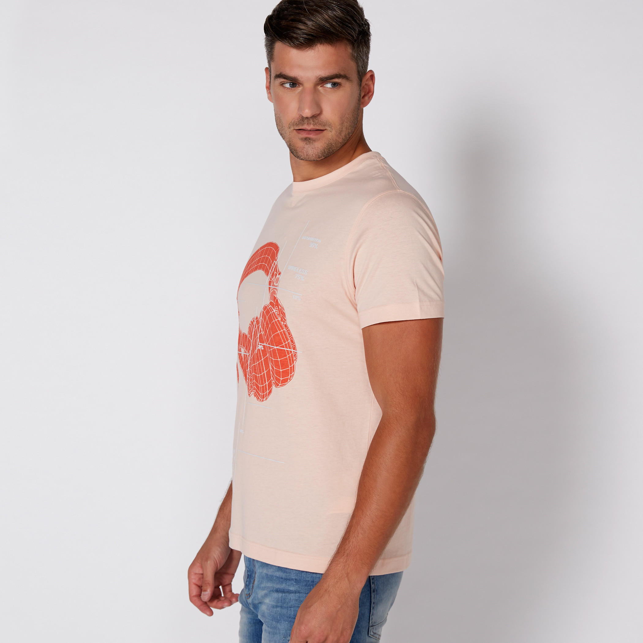 Printed T-Shirt with Round Neck and Short Sleeves-men-clothing-tshirtsandpolos-tshirts-image-2