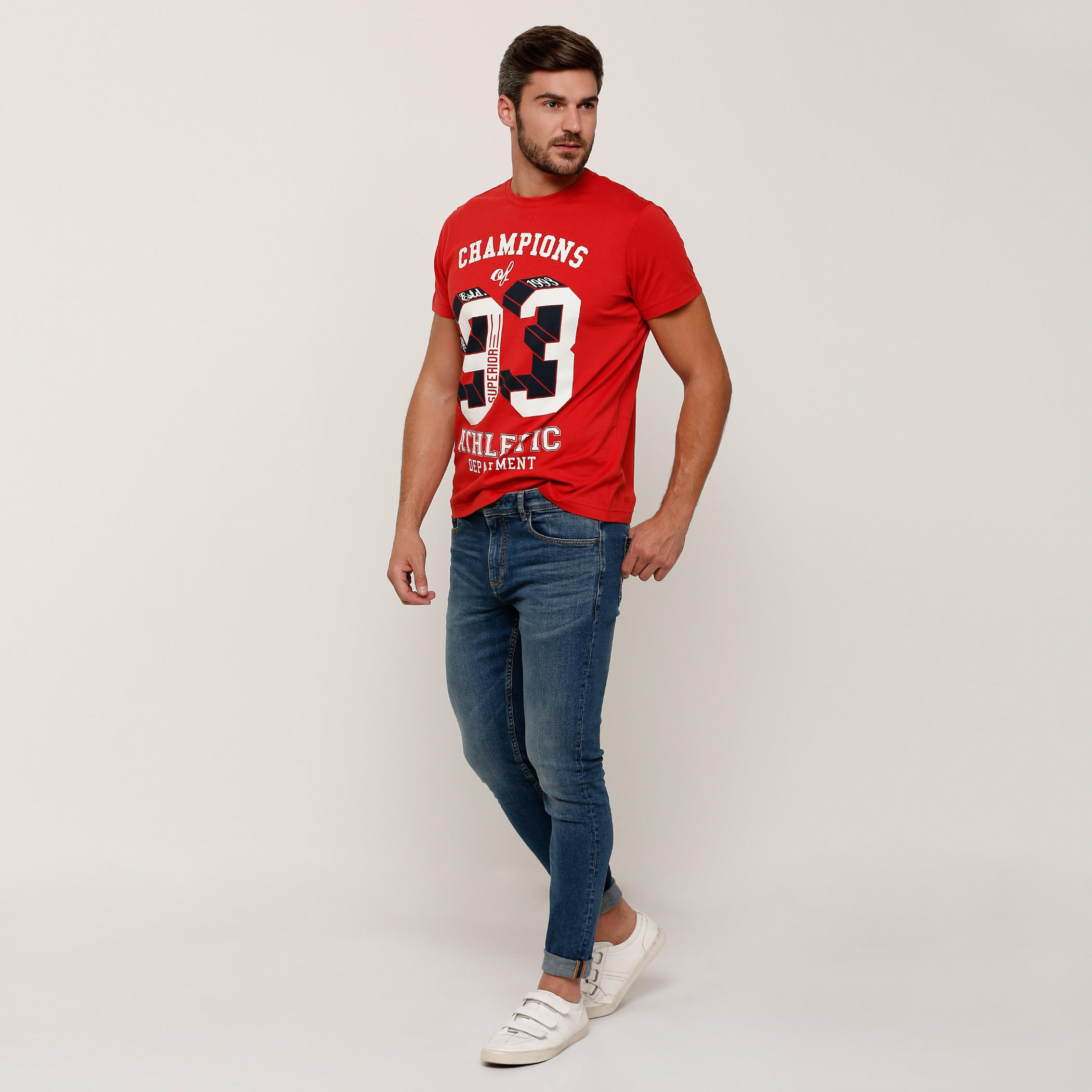 Printed T-Shirt with Round Neck and Short Sleeves-men-clothing-tshirtsandpolos-tshirts-image-5