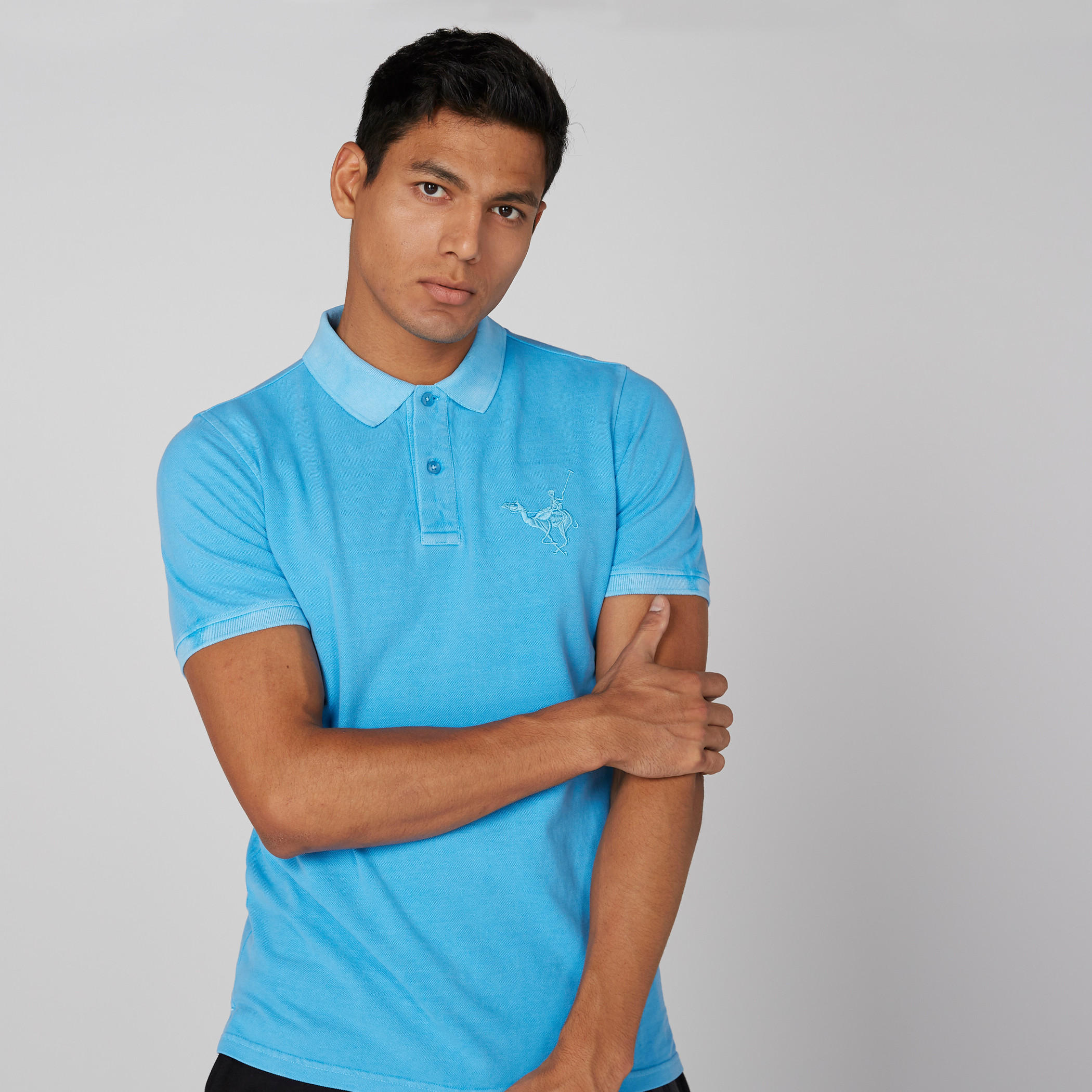 تيشيرت بياقة بولو وأكمام قصيرة-men-clothing-tshirtsandpolos-tshirts-image-1