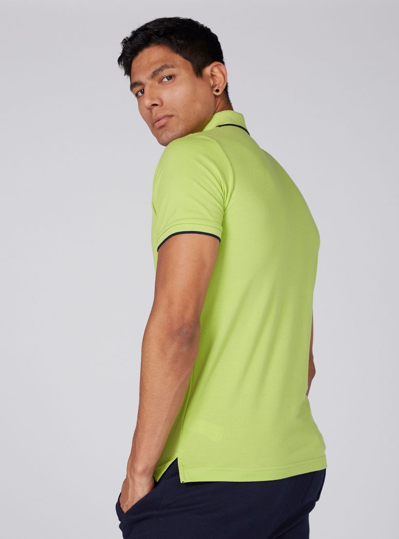 تيشيرت مطرّز بياقة بولو وأكمام قصيرة-men-clothing-tshirtsandpolos-tshirts-image-4