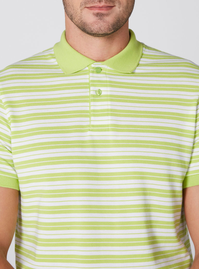 تيشيرت مقلّم بياقة بولو وأكمام قصيرة-men-clothing-tshirtsandpolos-tshirts-image-4