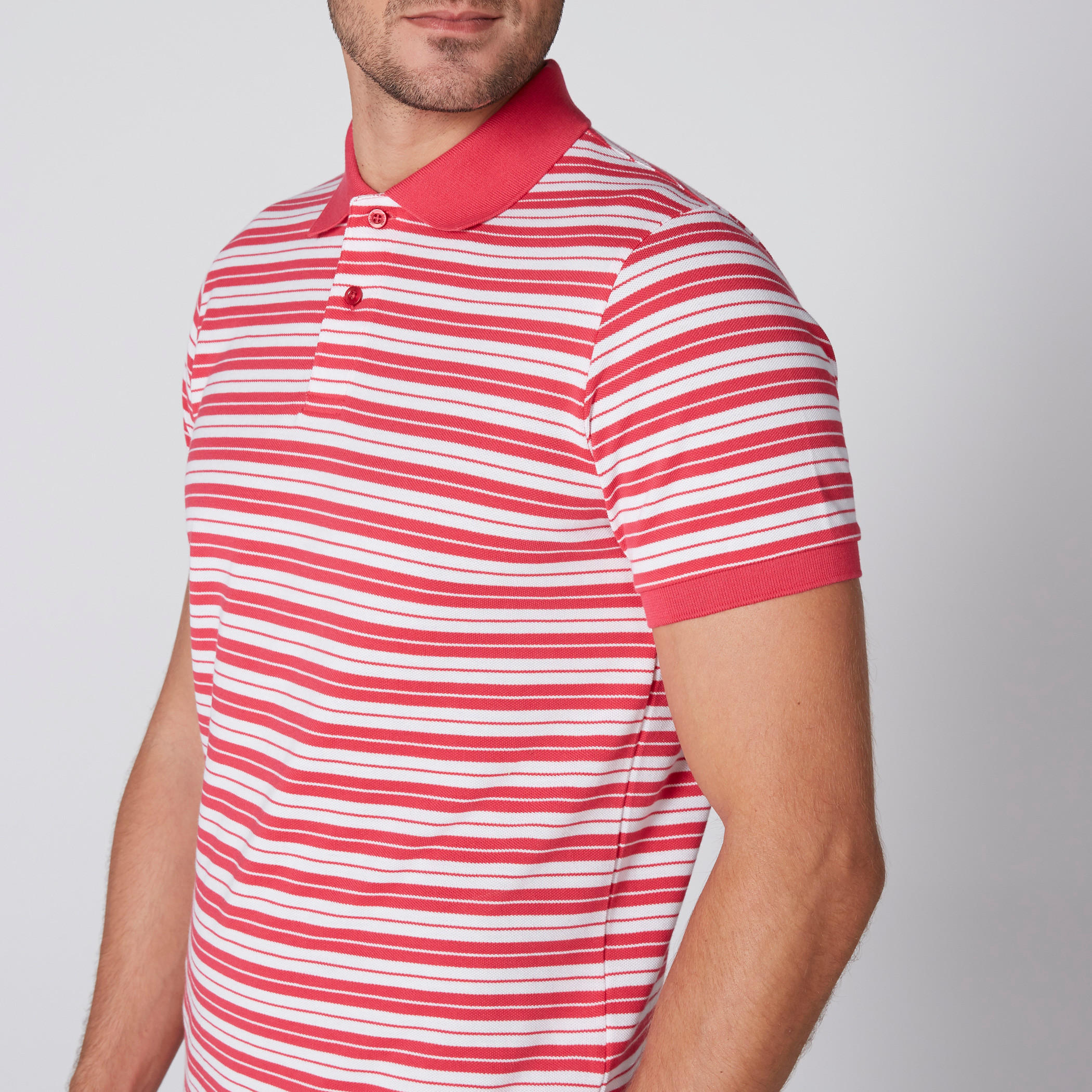 تيشيرت مقلّم بياقة بولو وأكمام قصيرة-men-clothing-tshirtsandpolos-tshirts-image-3