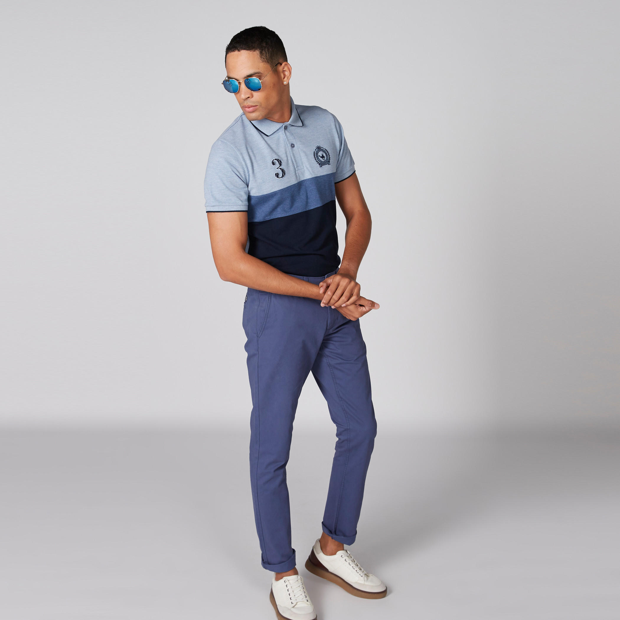 تيشيرت مطرّز بياقة بولو وأكمام قصيرة-men-clothing-tshirtsandpolos-polos-image-3