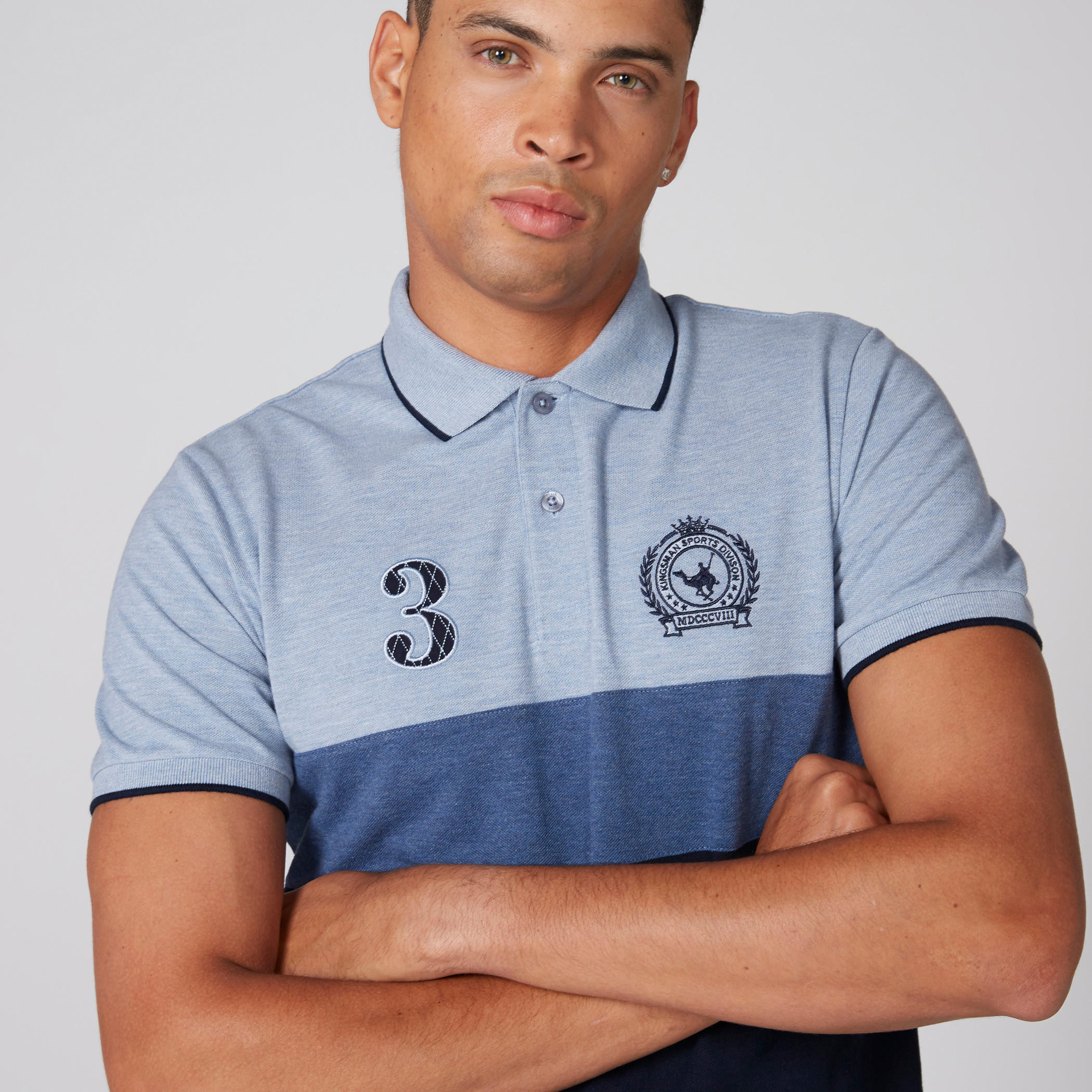 تيشيرت مطرّز بياقة بولو وأكمام قصيرة-men-clothing-tshirtsandpolos-polos-image-4