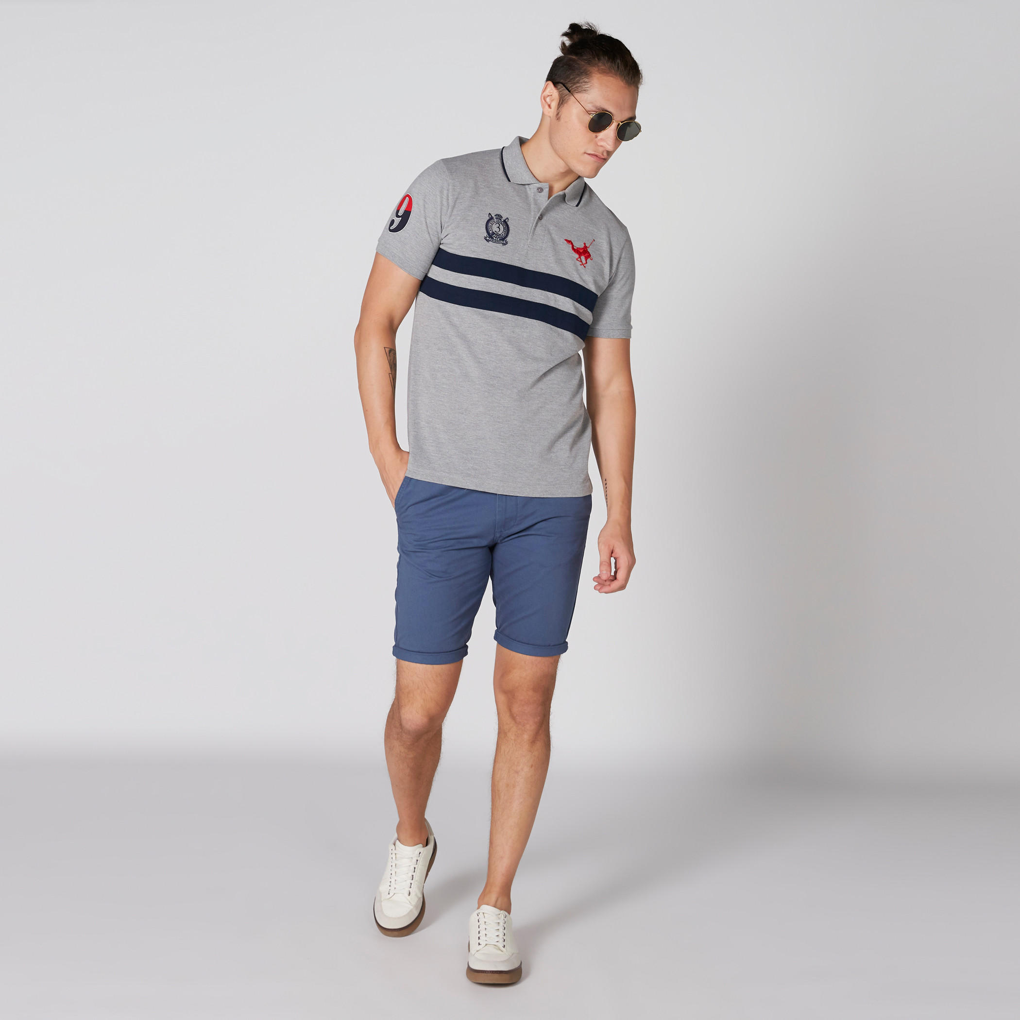 تيشيرت مطرّز بياقة بولو وأكمام قصيرة-men-clothing-tshirtsandpolos-polos-image-3