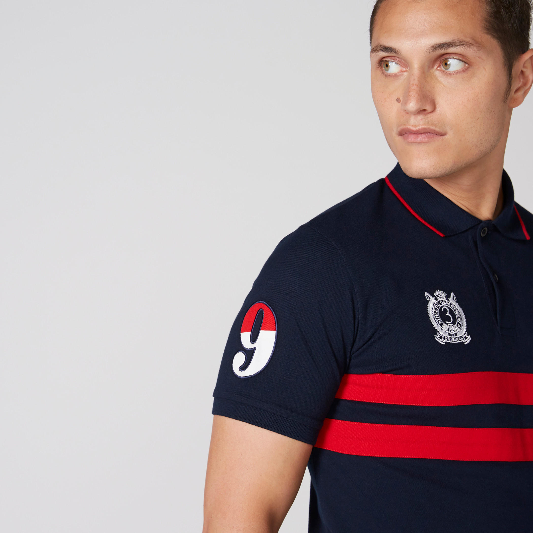 تيشيرت مطرّز بياقة بولو وأكمام قصيرة-men-clothing-tshirtsandpolos-polos-image-4