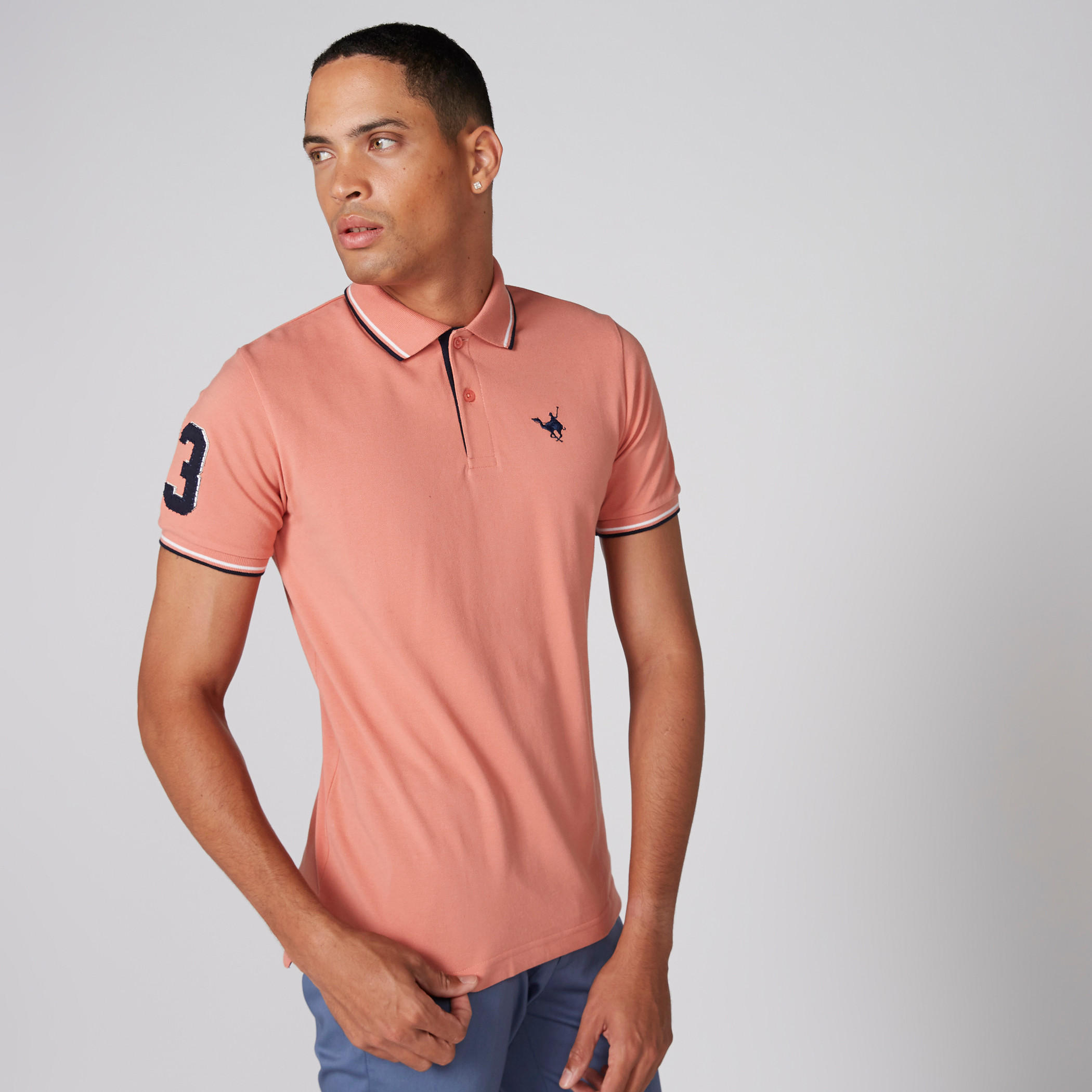 تيشيرت مطرّز بياقة بولو وأكمام قصيرة-men-clothing-tshirtsandpolos-polos-image-3