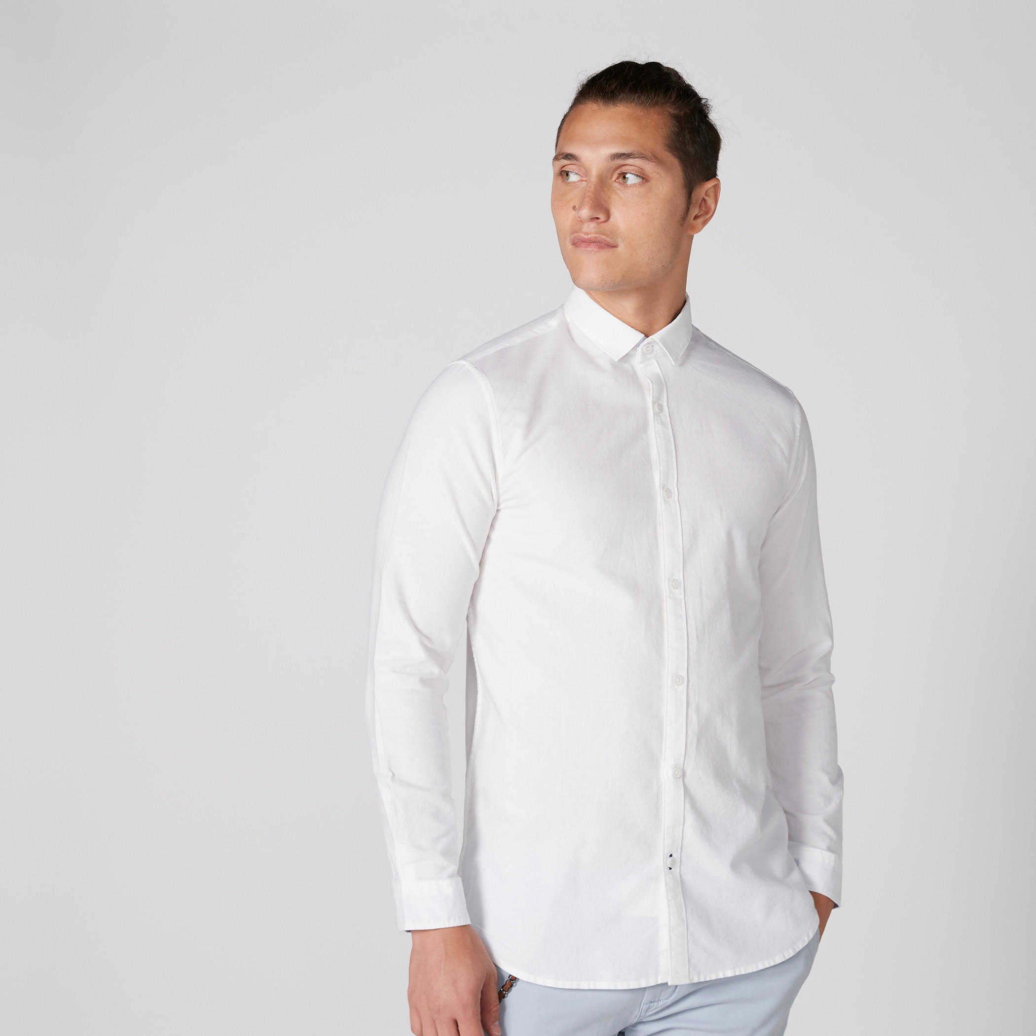 قميص بأكمام طويلة ووصلة أزرار كاملة-men-clothing-shirts-image-4