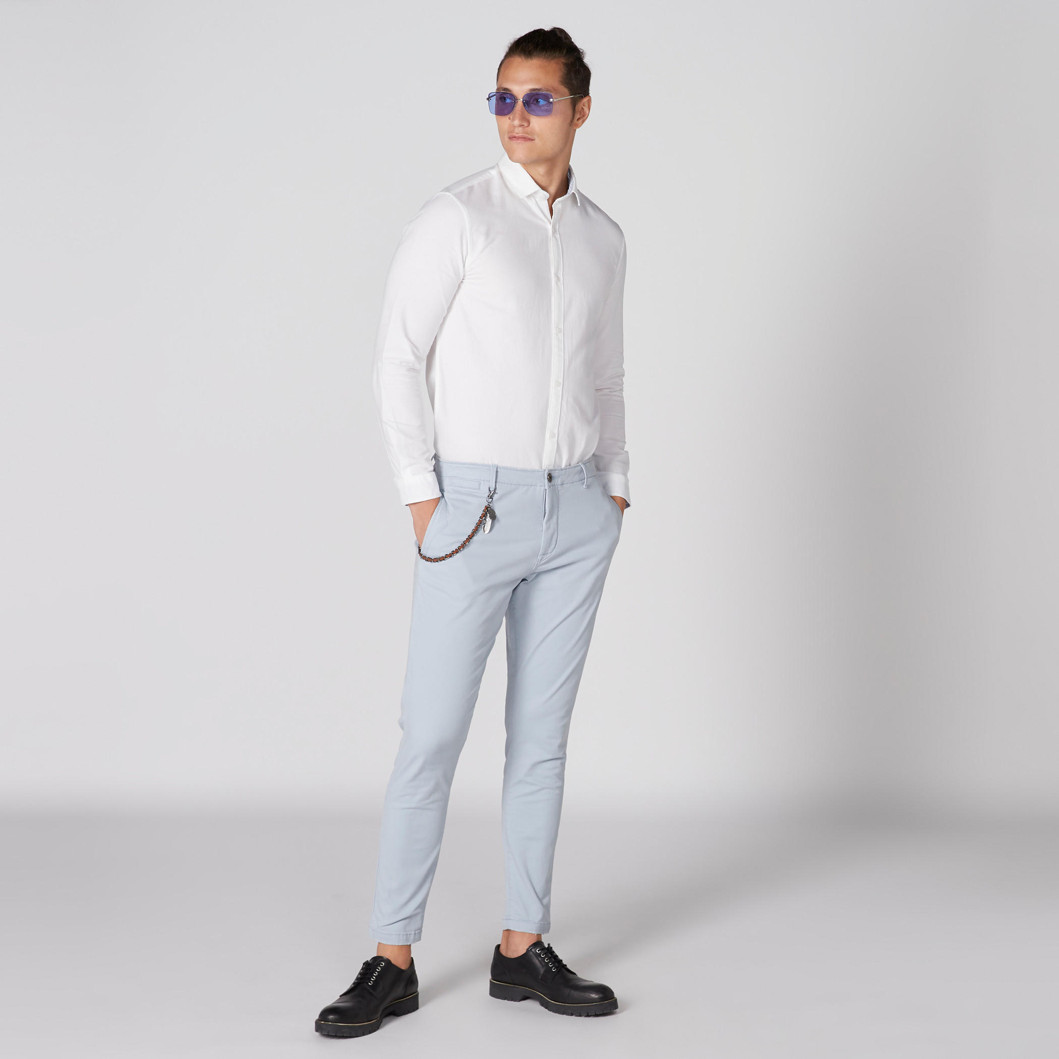 قميص بأكمام طويلة ووصلة أزرار كاملة-men-clothing-shirts-image-2