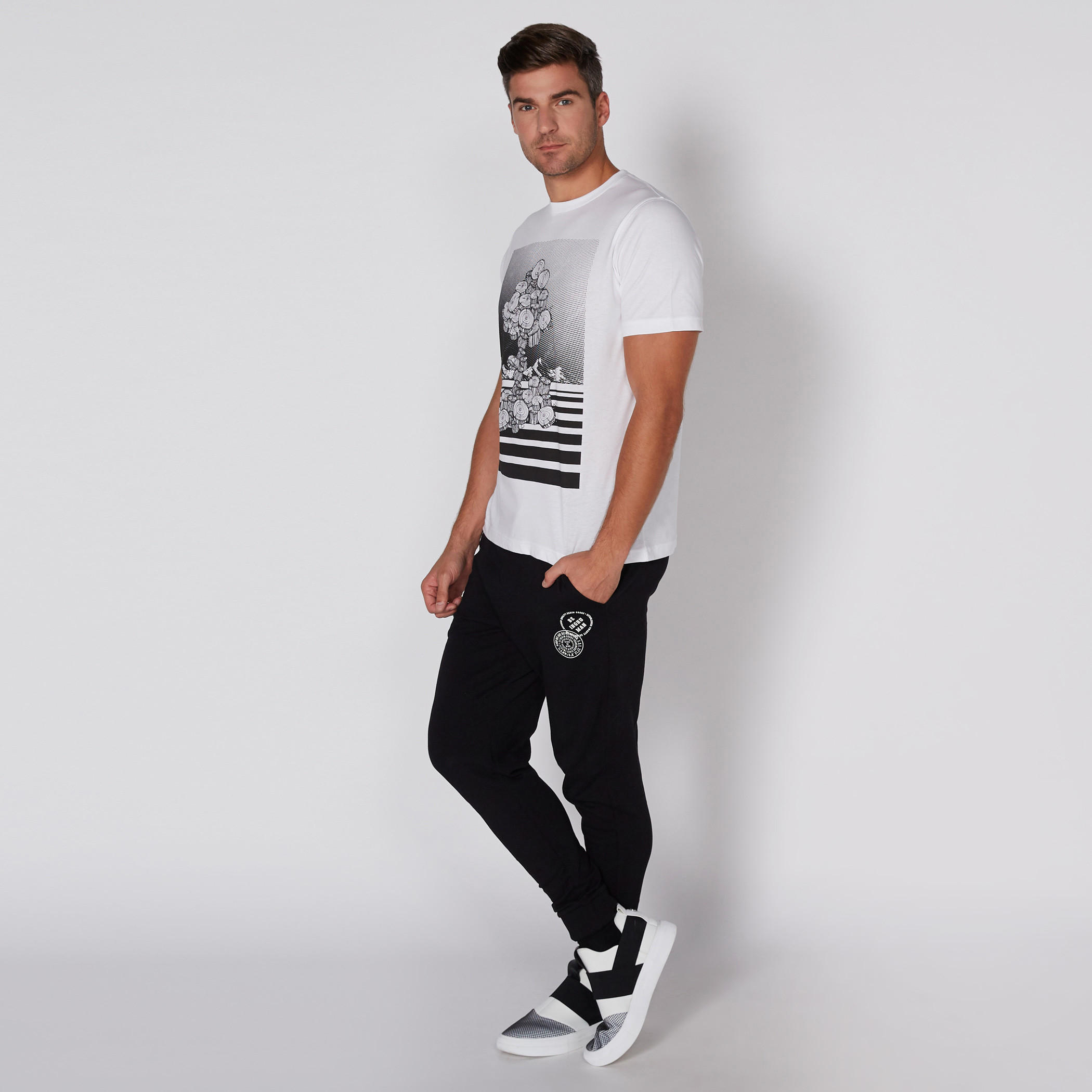 Printed T-Shirt with Round Neck and Short Sleeves-men-clothing-tshirtsandpolos-tshirts-image-2