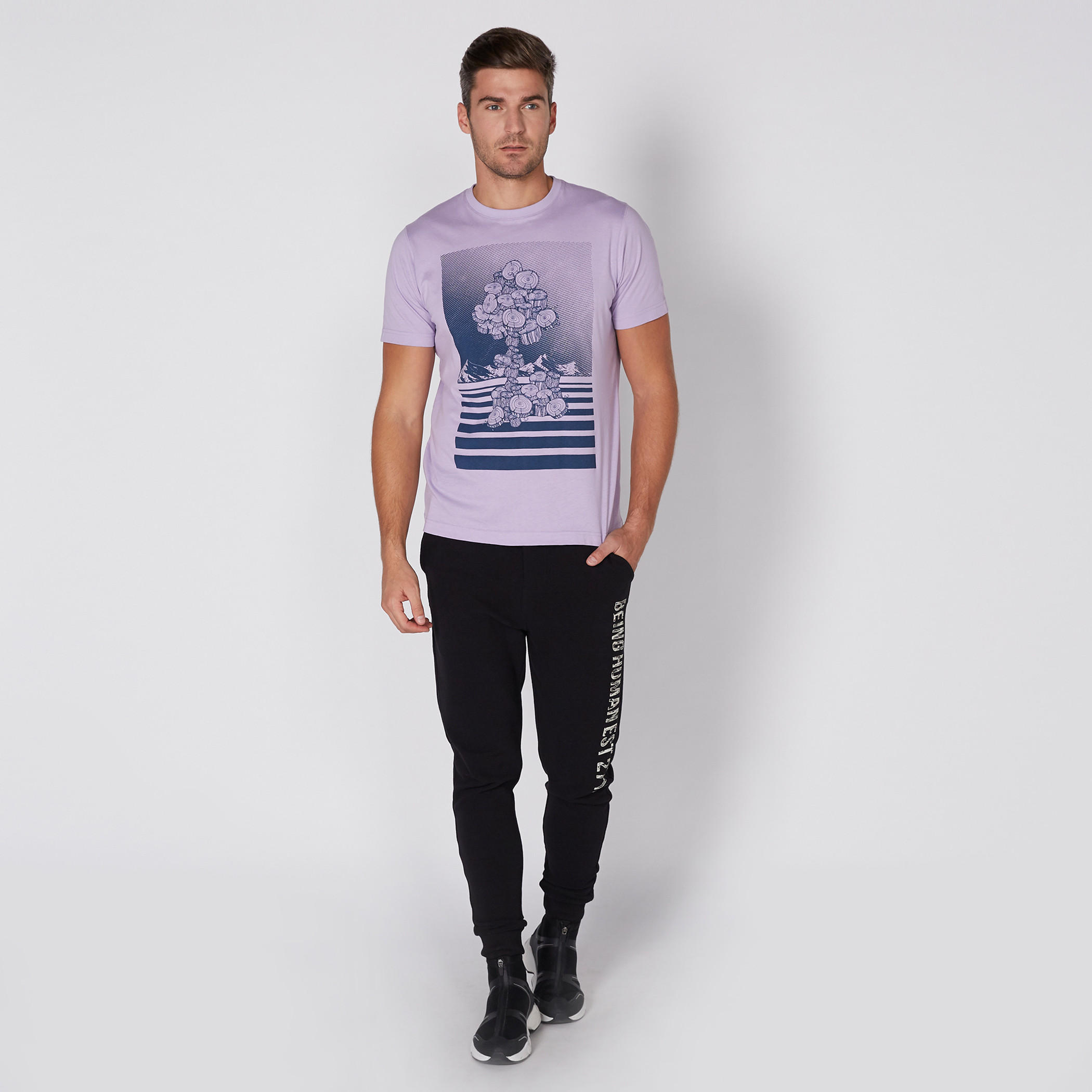 Printed T-Shirt with Round Neck and Short Sleeves-men-clothing-tshirtsandpolos-tshirts-image-1