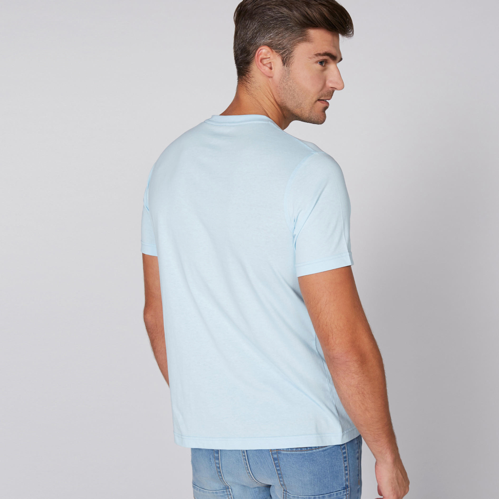 Printed T-Shirt with Round Neck and Short Sleeves-men-clothing-tshirtsandpolos-tshirts-image-4