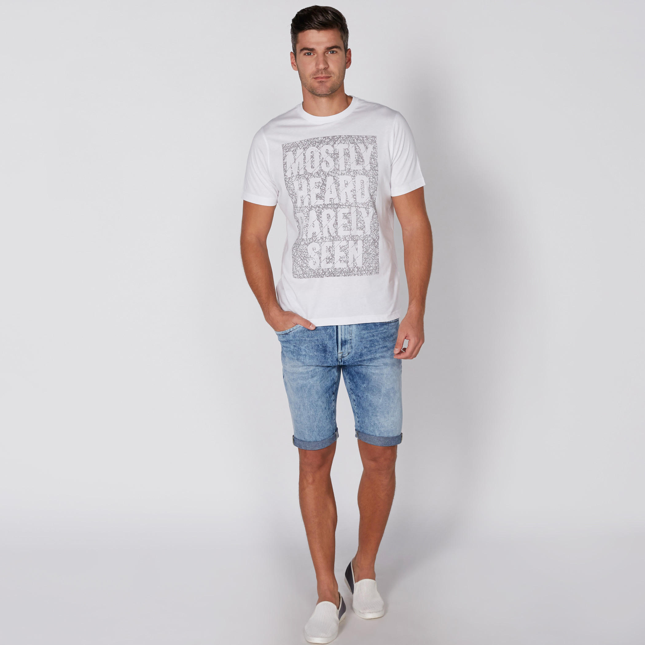 Printed T-Shirt with Round Neck and Short Sleeves-men-clothing-tshirtsandpolos-tshirts-image-1