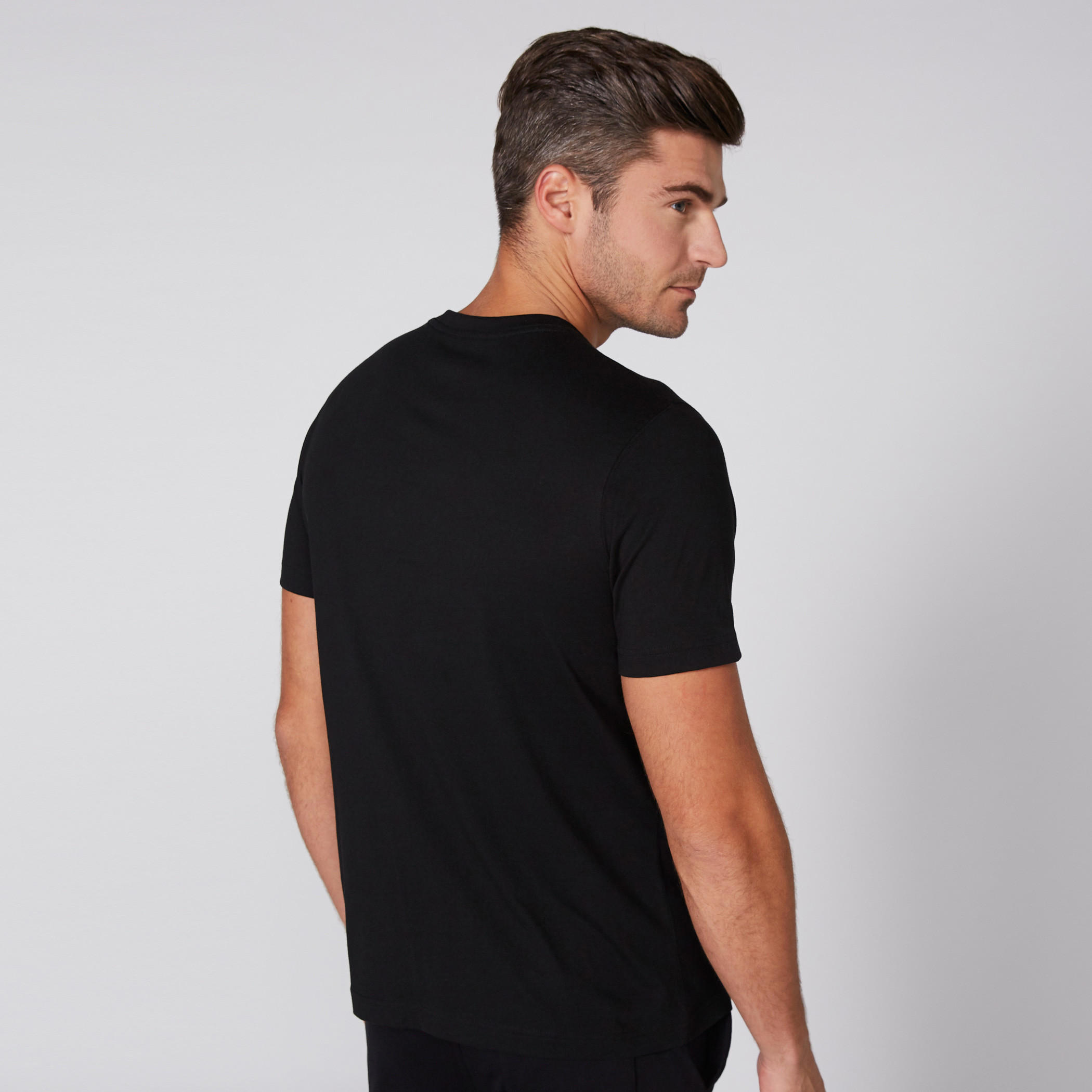 Printed T-Shirt with Round Neck and Short Sleeves-men-clothing-tshirtsandpolos-tshirts-image-1