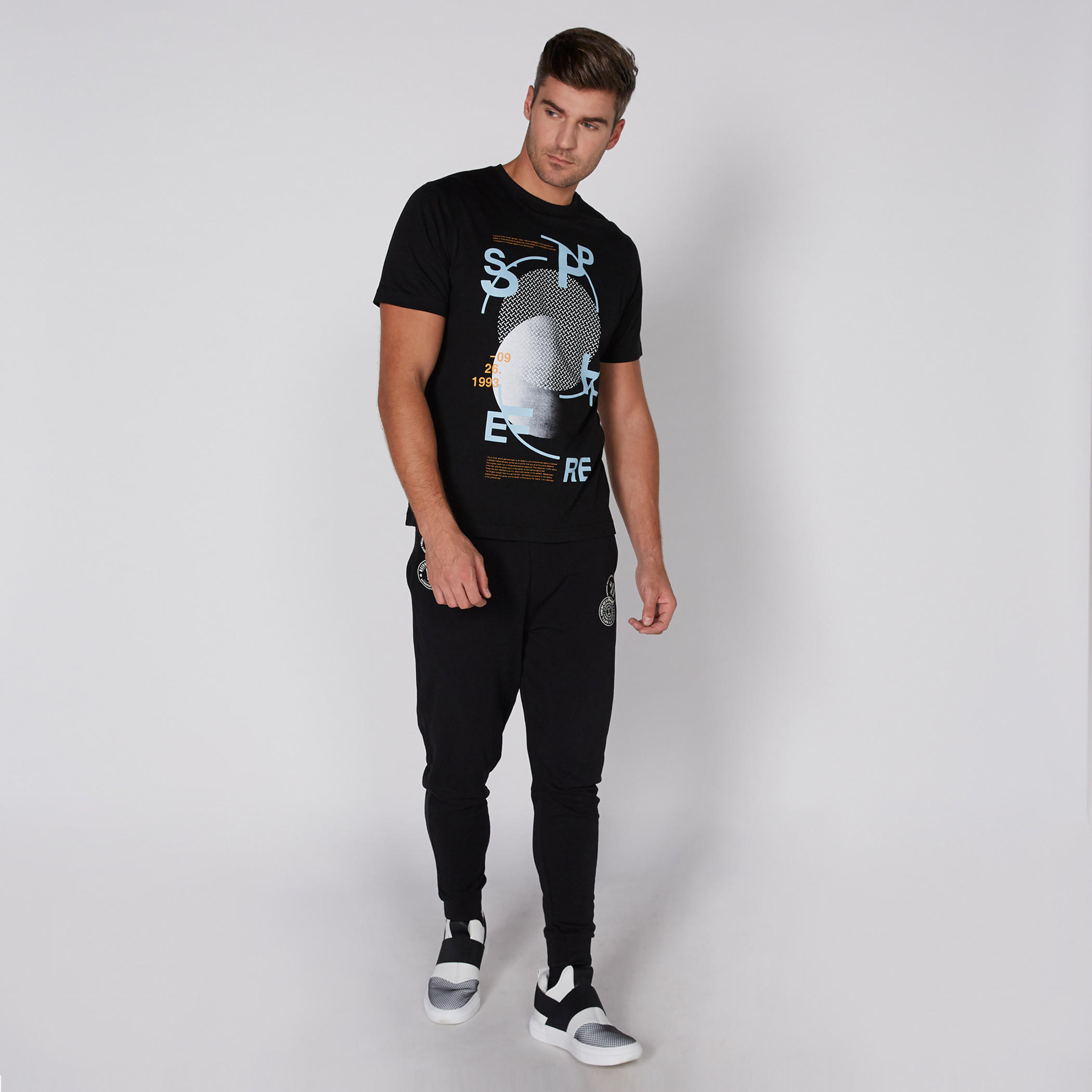 Printed T-Shirt with Round Neck and Short Sleeves-men-clothing-tshirtsandpolos-tshirts-image-2
