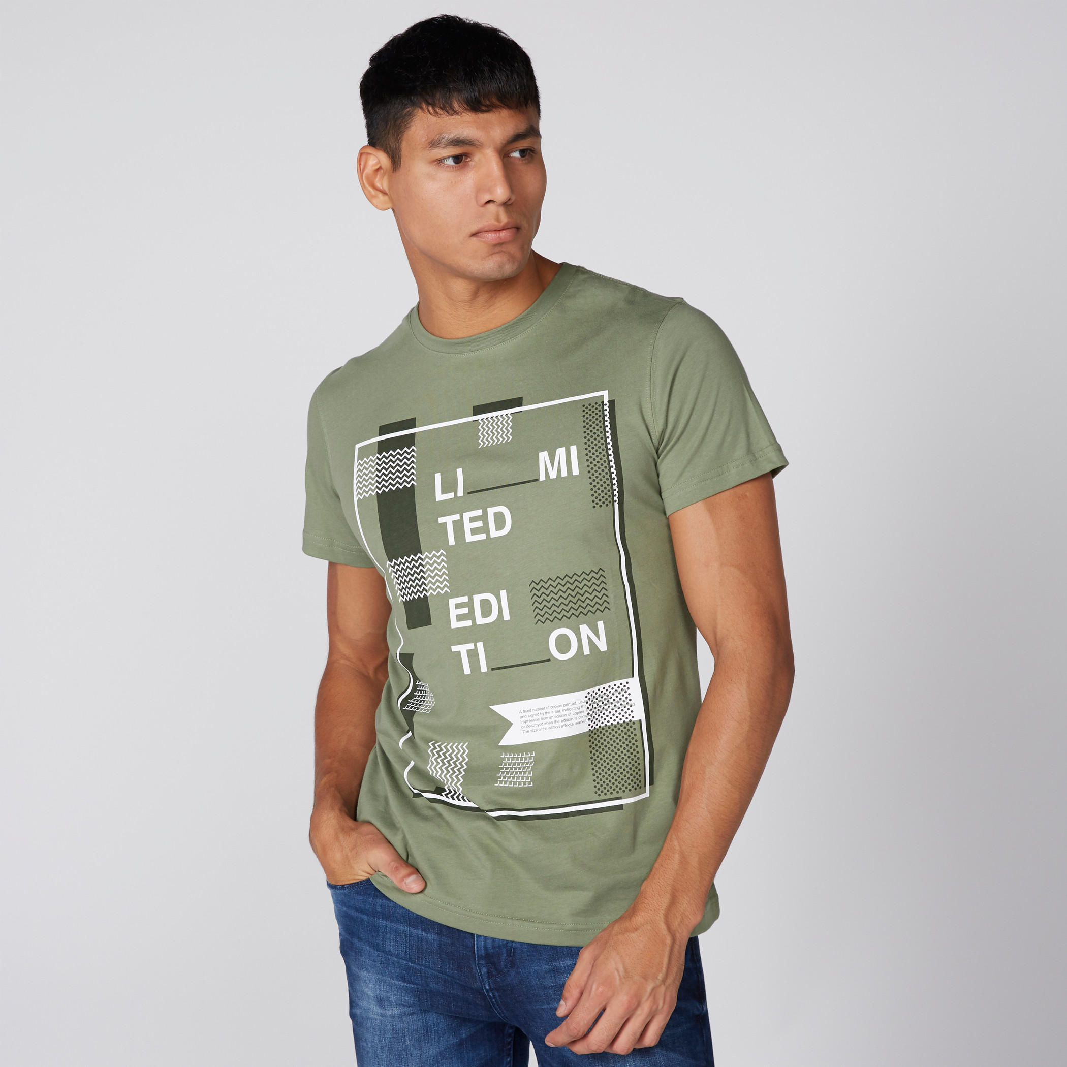 Printed T-Shirt with Round Neck and Short Sleeves-men-clothing-tshirtsandpolos-tshirts-image-1
