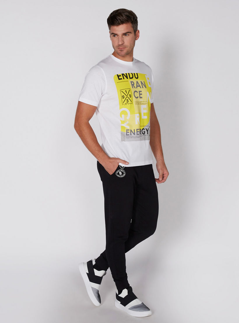 Printed T-Shirt with Round Neck and Short Sleeves-men-clothing-tshirtsandpolos-tshirts-image-2