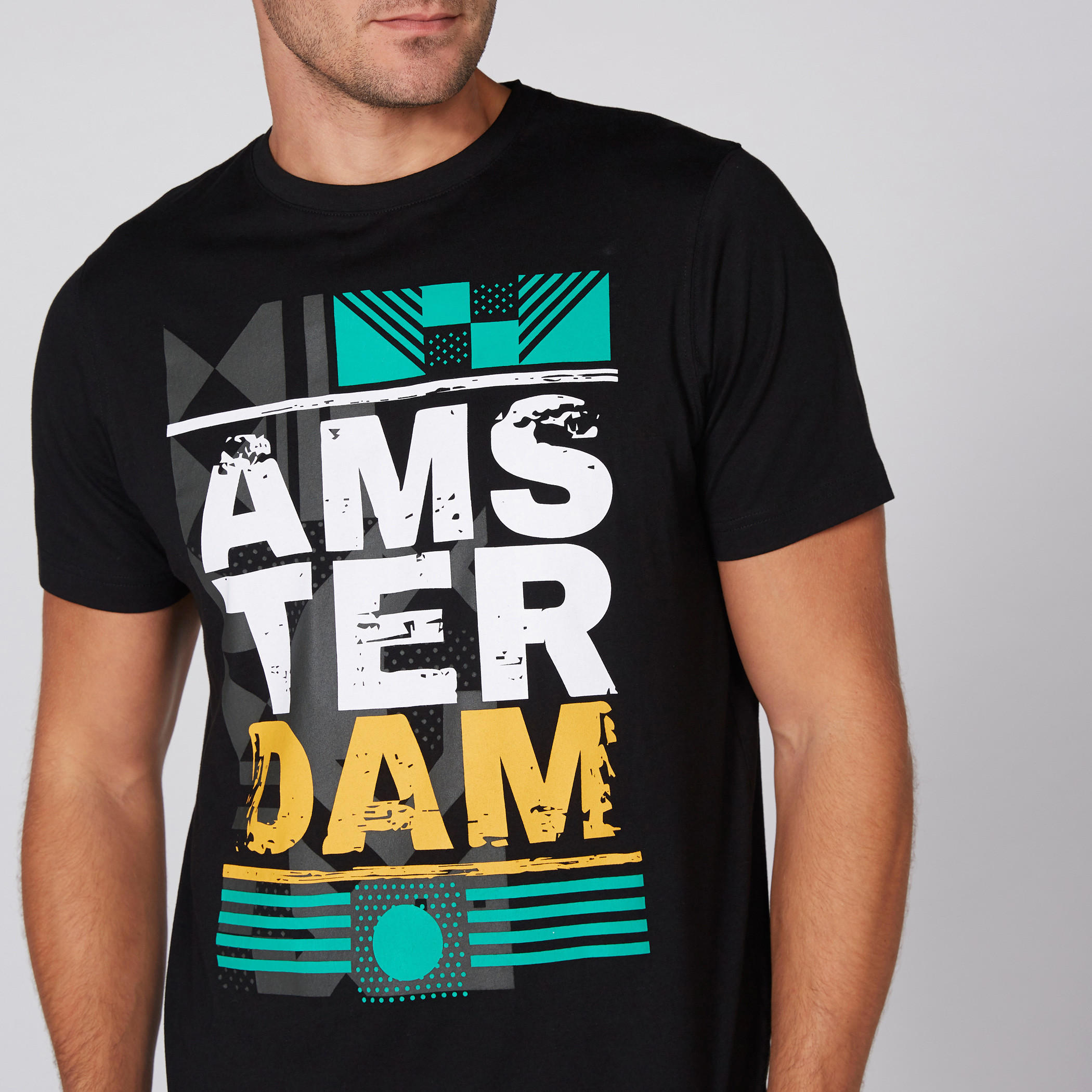 Printed T-Shirt with Round Neck and Short Sleeves-men-clothing-tshirtsandpolos-tshirts-image-3